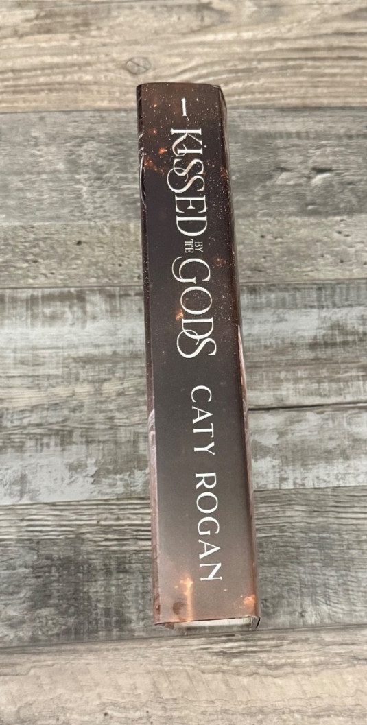 SIGNED Out Of Print KISSED BY THE GODS Caty Rogan INDIE HARDCOVER Self Published