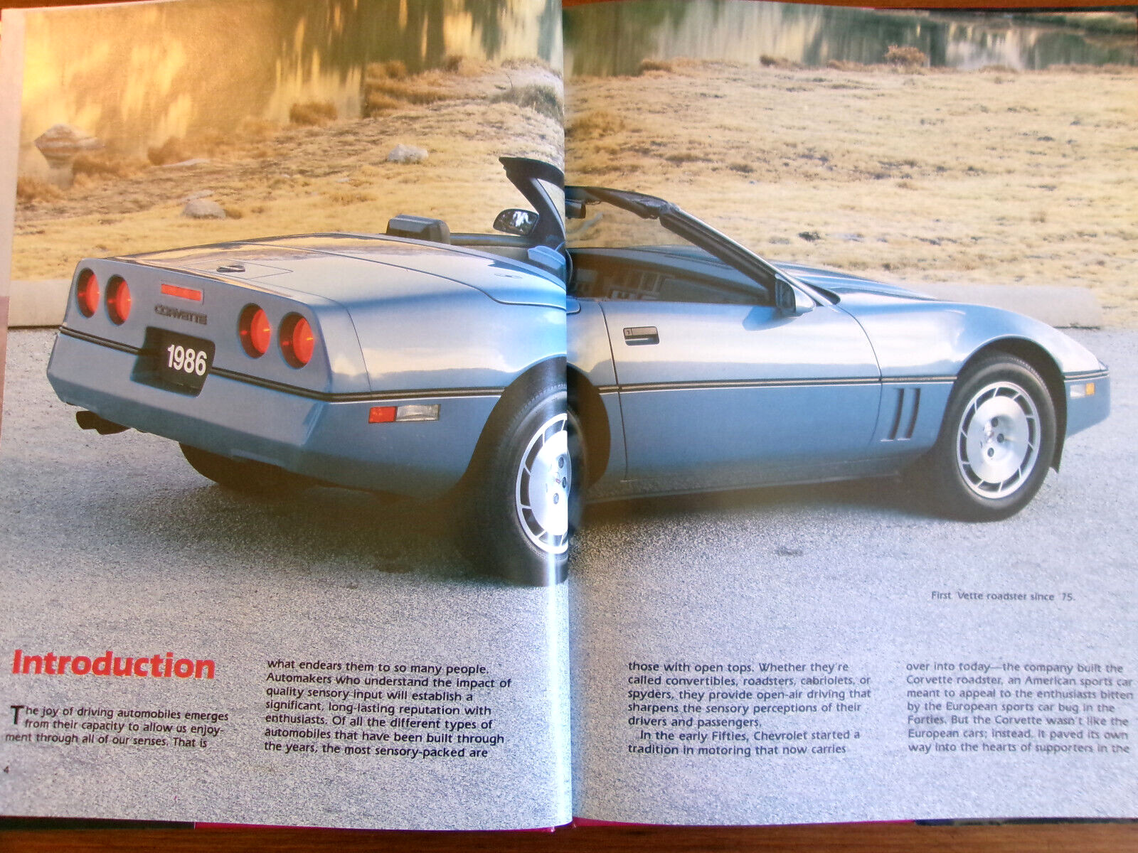 Corvette Roadster History Of Sports Car 1953 – 1986 HC Book By Consumer Guide –