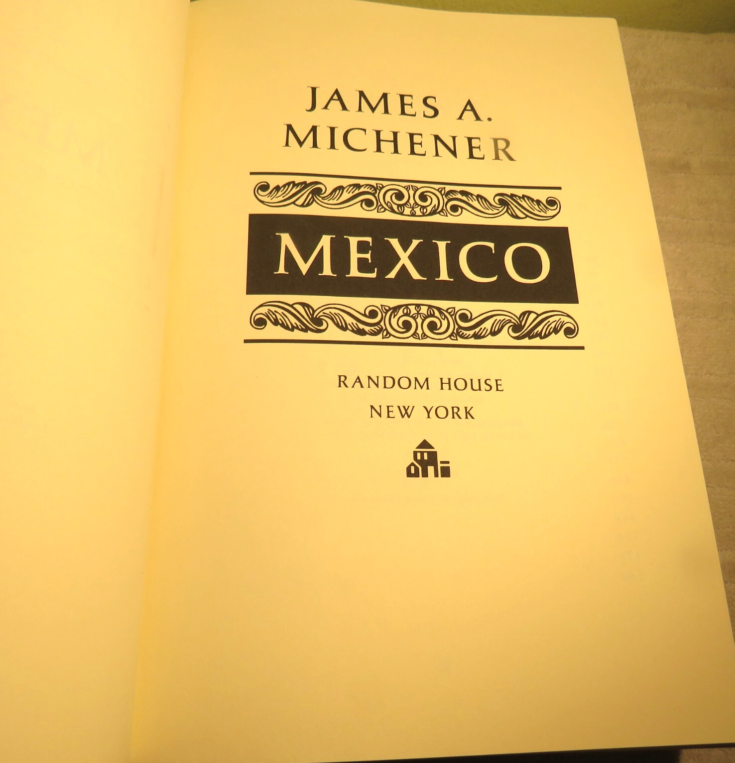 Mexico by James A. Michener – 1992 – 1st Ed./1st printing HC/DJ VGC