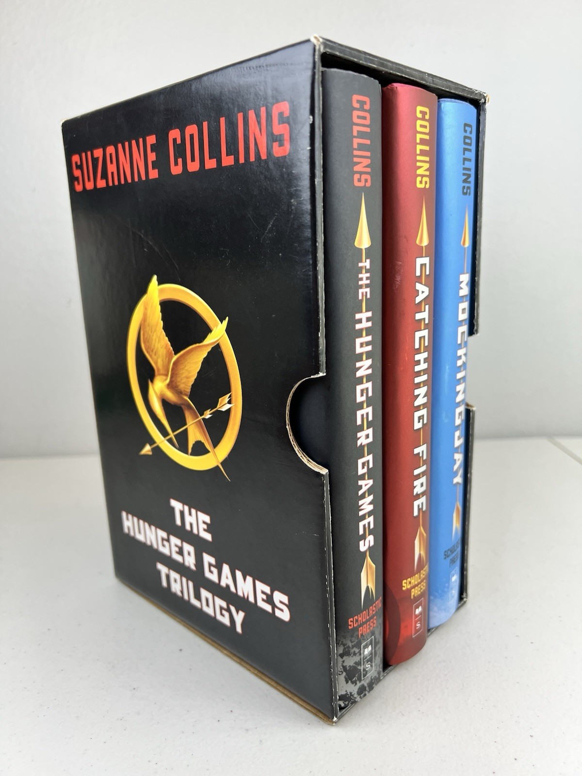 The Hunger Games Trilogy Box Set (3) 1st Edition Hardcover Suzanne Collins 2008