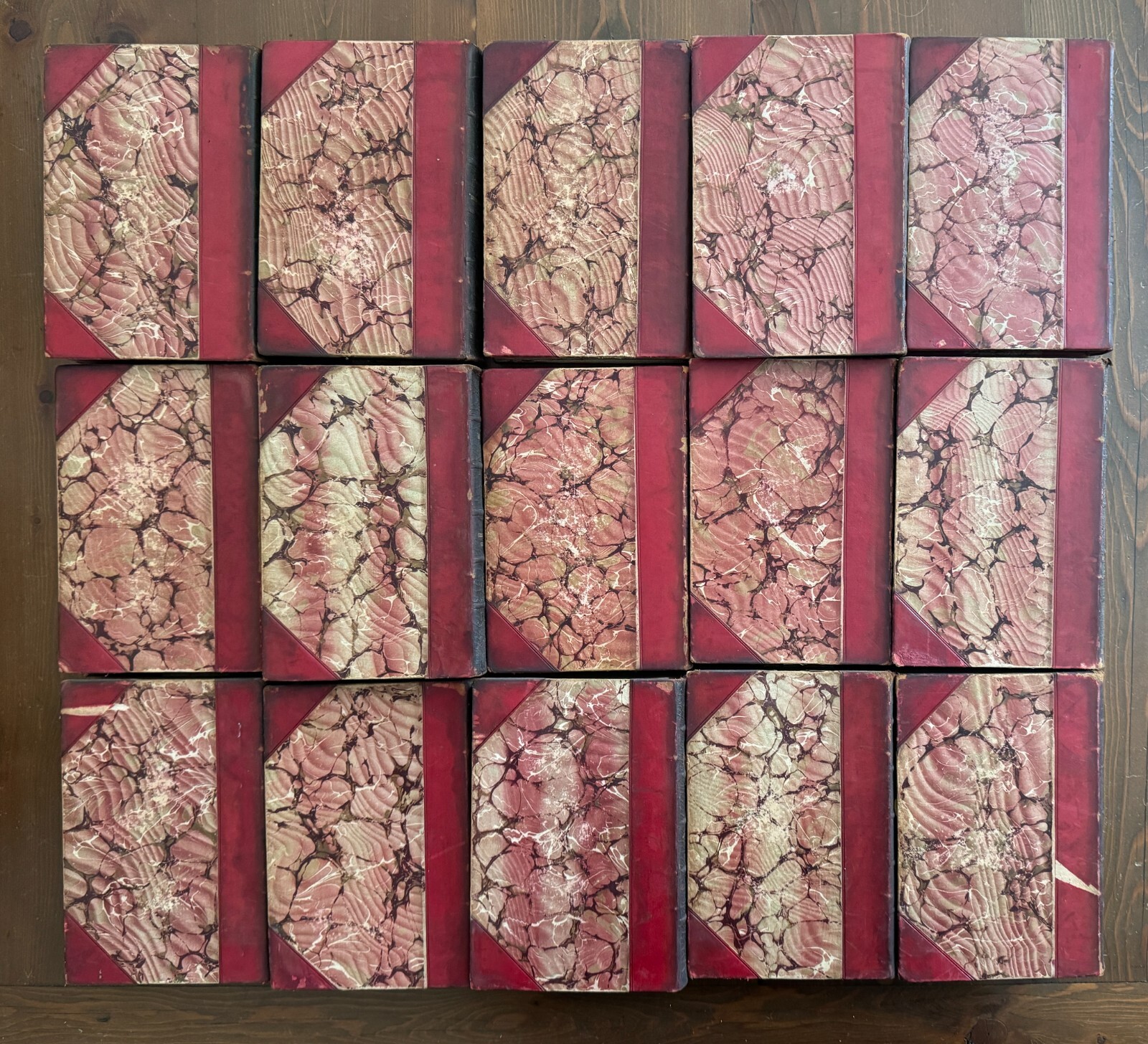 WORKS OF DICKENS 15 Volume 1/2 Leather Set Chapman & Hall 1892 Bleak House
