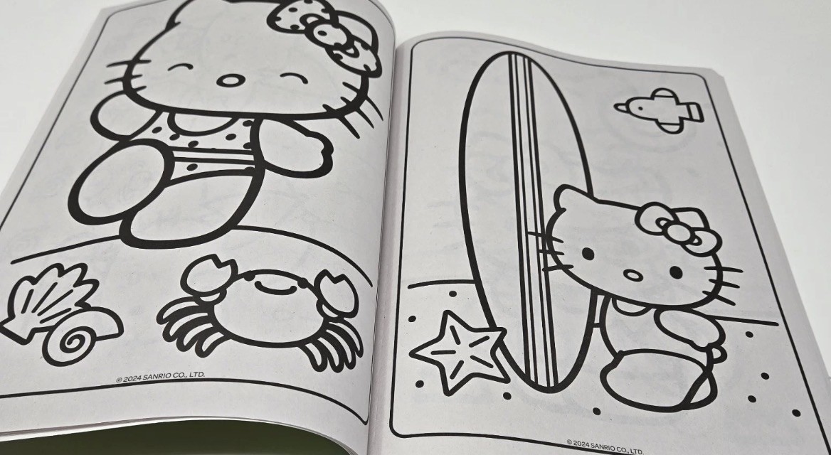 Sanrio Hello Kitty Coloring Book Jumbo Hours Of Fun By Bendon New