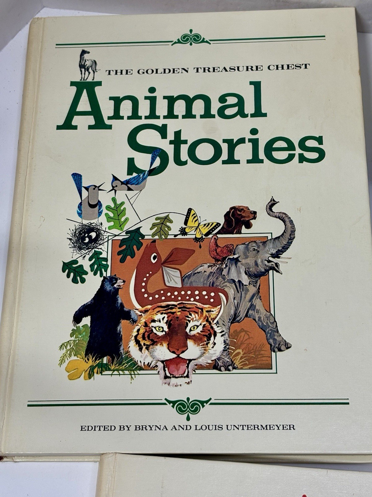 Vintage 1968 The Golden Press Treasure Chest HC Children’s Books Box Set of 4