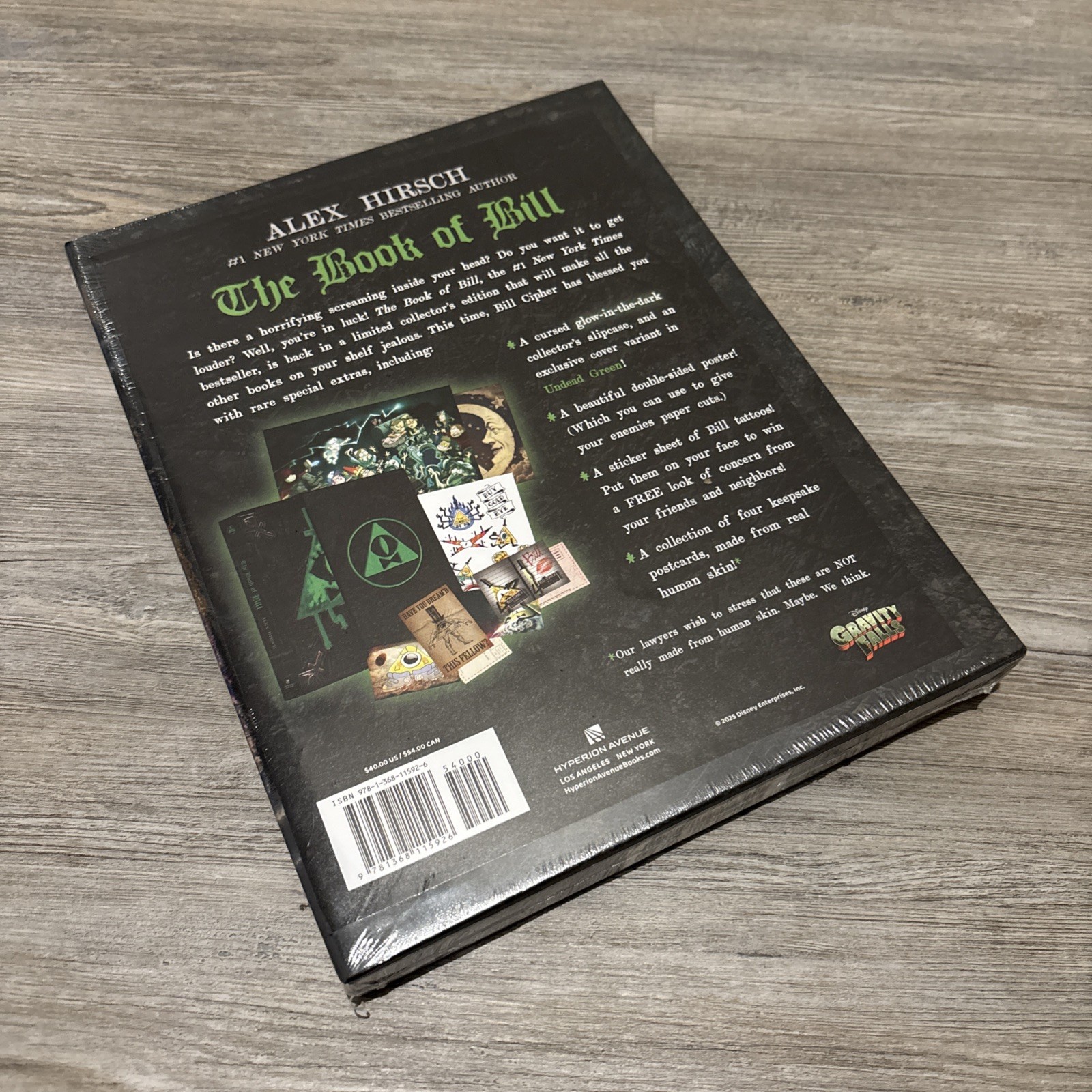 THE BOOK OF BILL GREEN ALEX HIRSCH SIGNED AUTOGRAPH B&N EXCLUSIVE