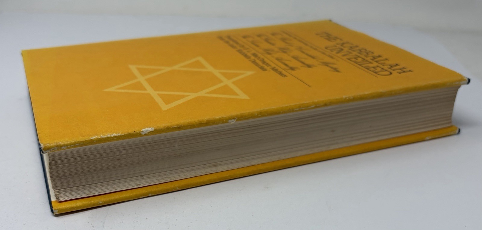 The Kabbalah Unveiled Mathers 1978 Hardcover Book Zohar Esoteric Denudata