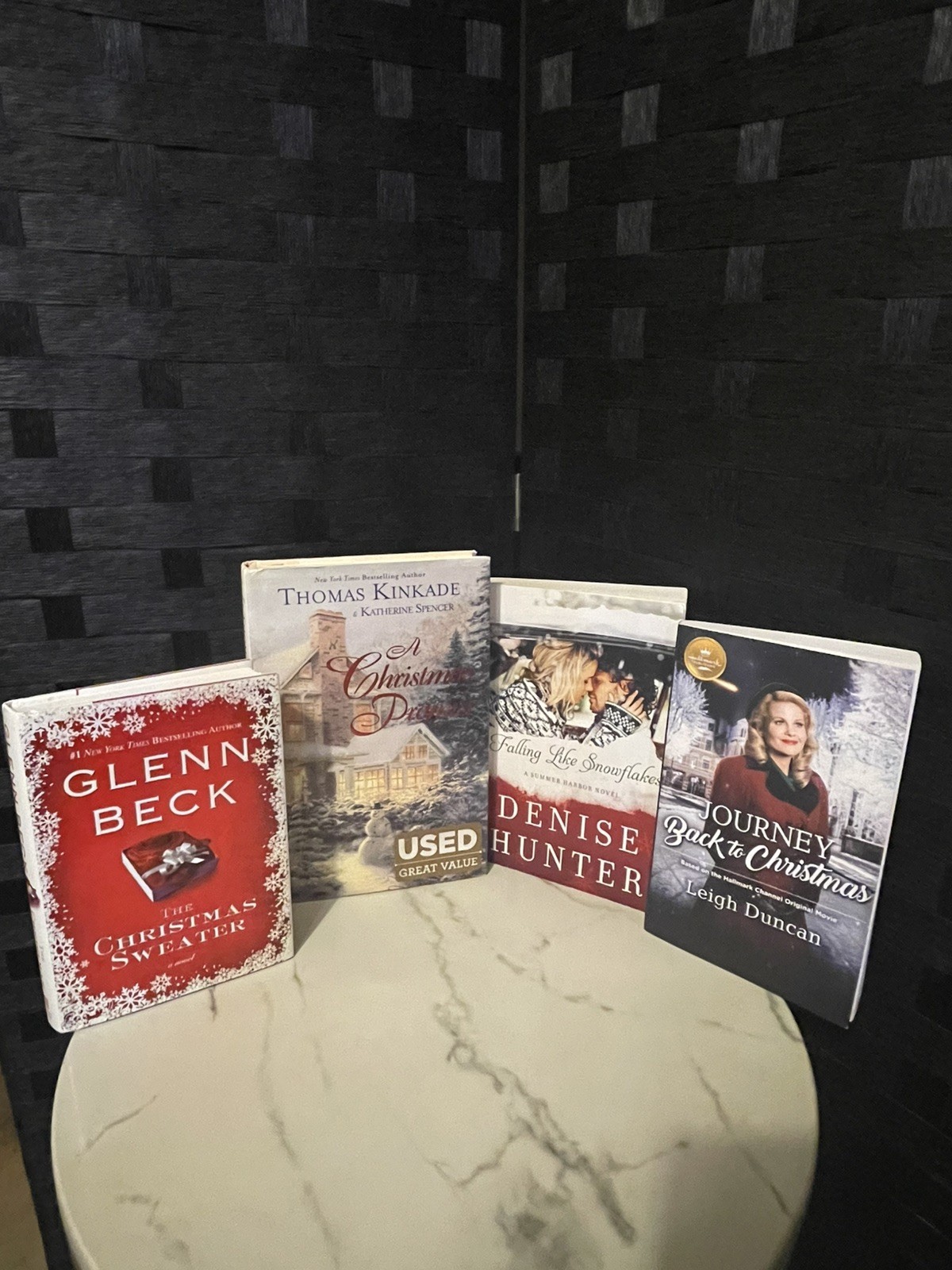 Lot of 4 Christmas Novels! Christmas Promise, Christmas Sweater, and two more!