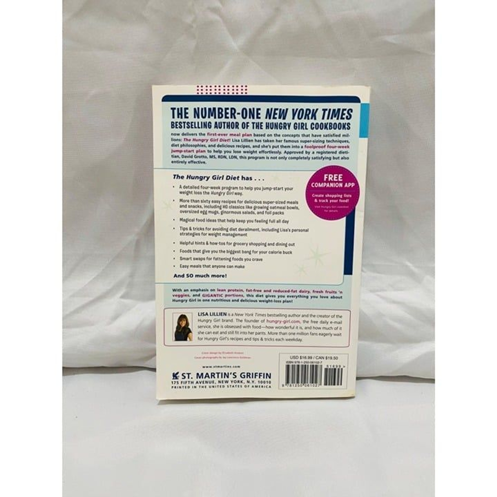 The Hungry Girl Diet Book Lisa Lillien St. Martins Griffin Press Paperback