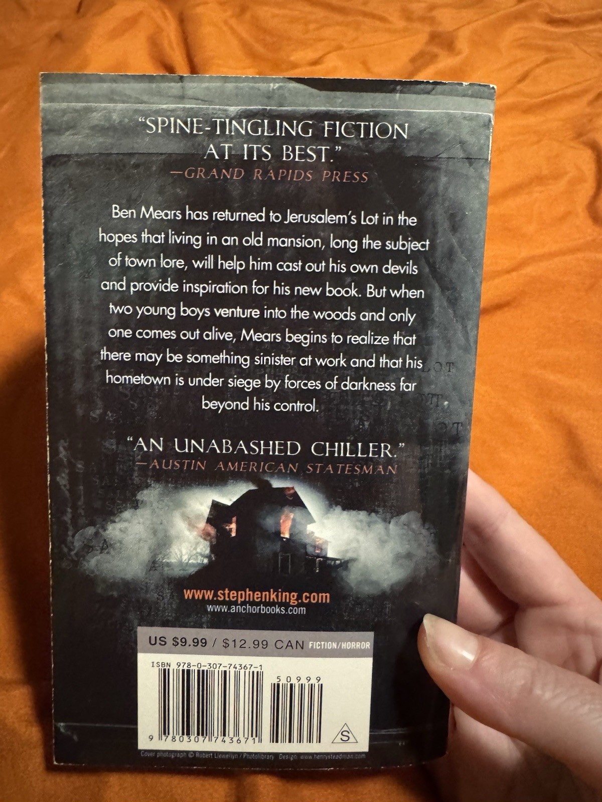 New Salem’s Lot by Stephen King (2011, Mass Market) Paperback Book
