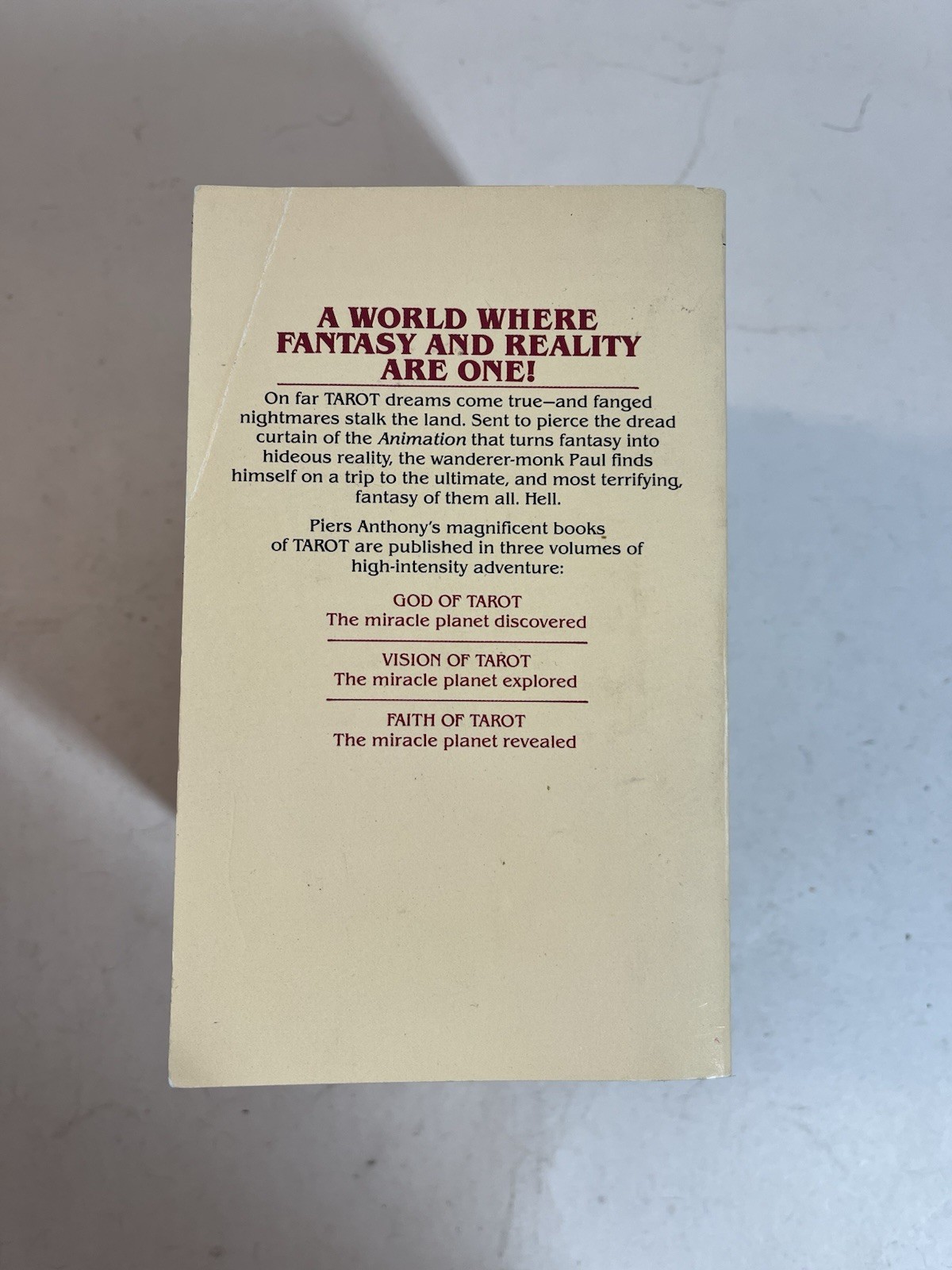 Lot Of 7 Piers Anthony Paperback Novels Mixed Series Xanth Immortality Space
