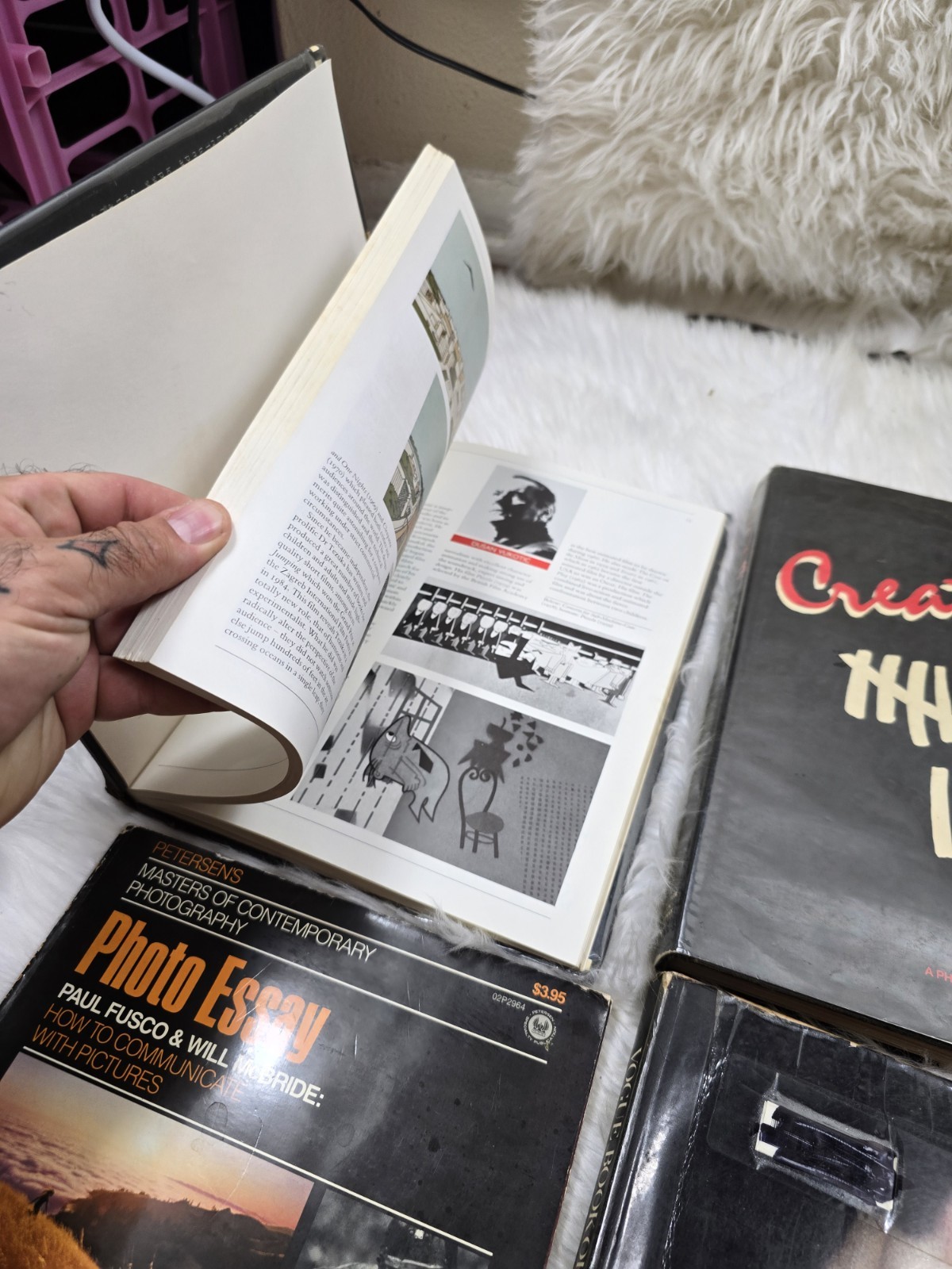 6 Vintage Art Design Annimation Graphic Print Coffee Table Books Photo B12 LIFE