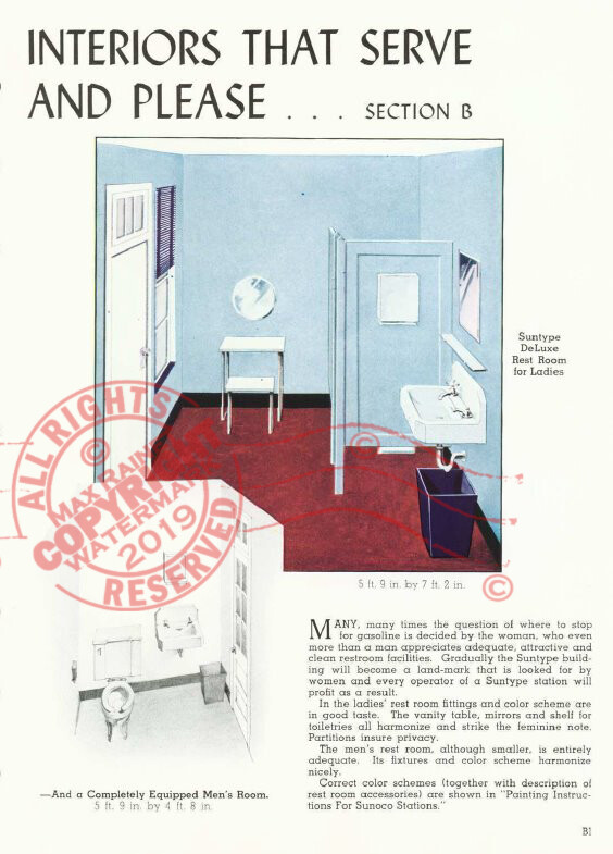 Sun Oil Co 1939 CATALOG Buildings That Serve Architects plans Gas Station SUNOCO