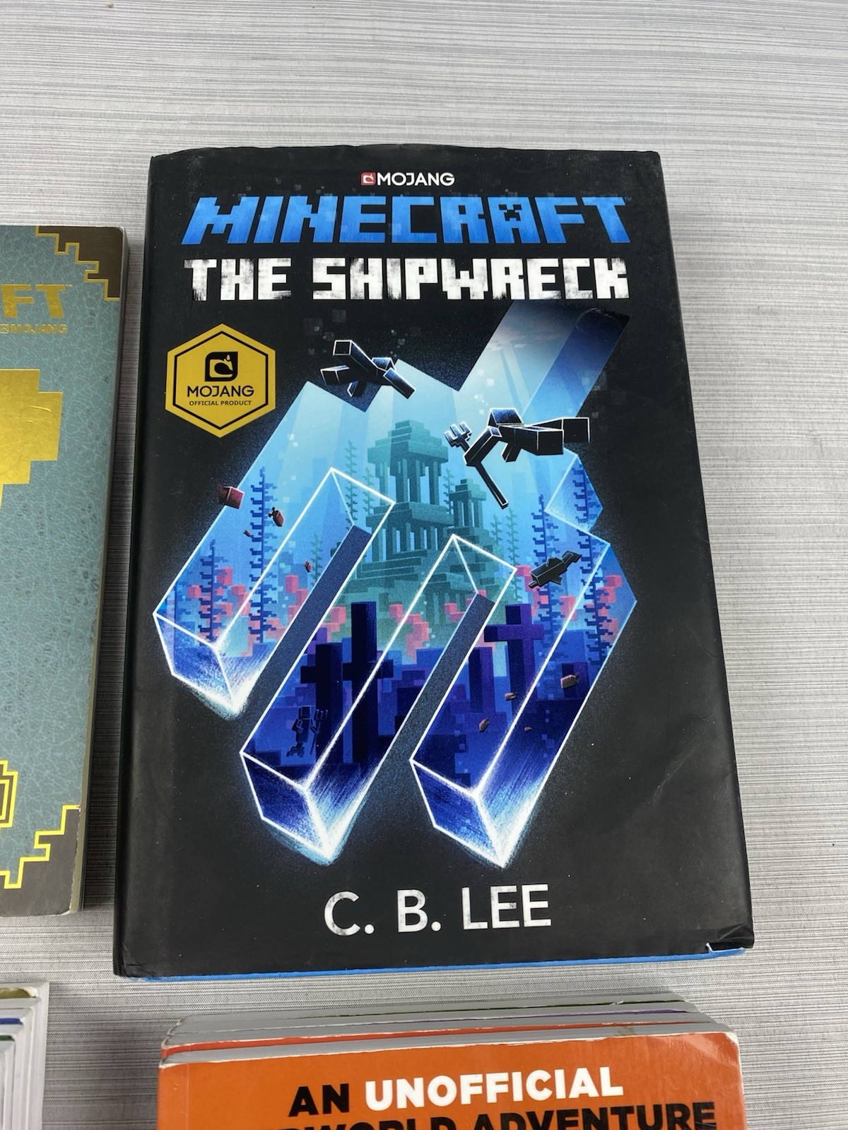 Minecraft Books – Lot Of 12 Unofficial Overworld Adventure, The Shipwreck Mojang