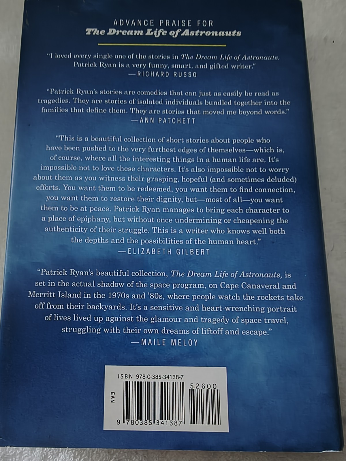 Dream Life of Astronauts : Stories by Patrick Ryan (2016, Hardcover)
