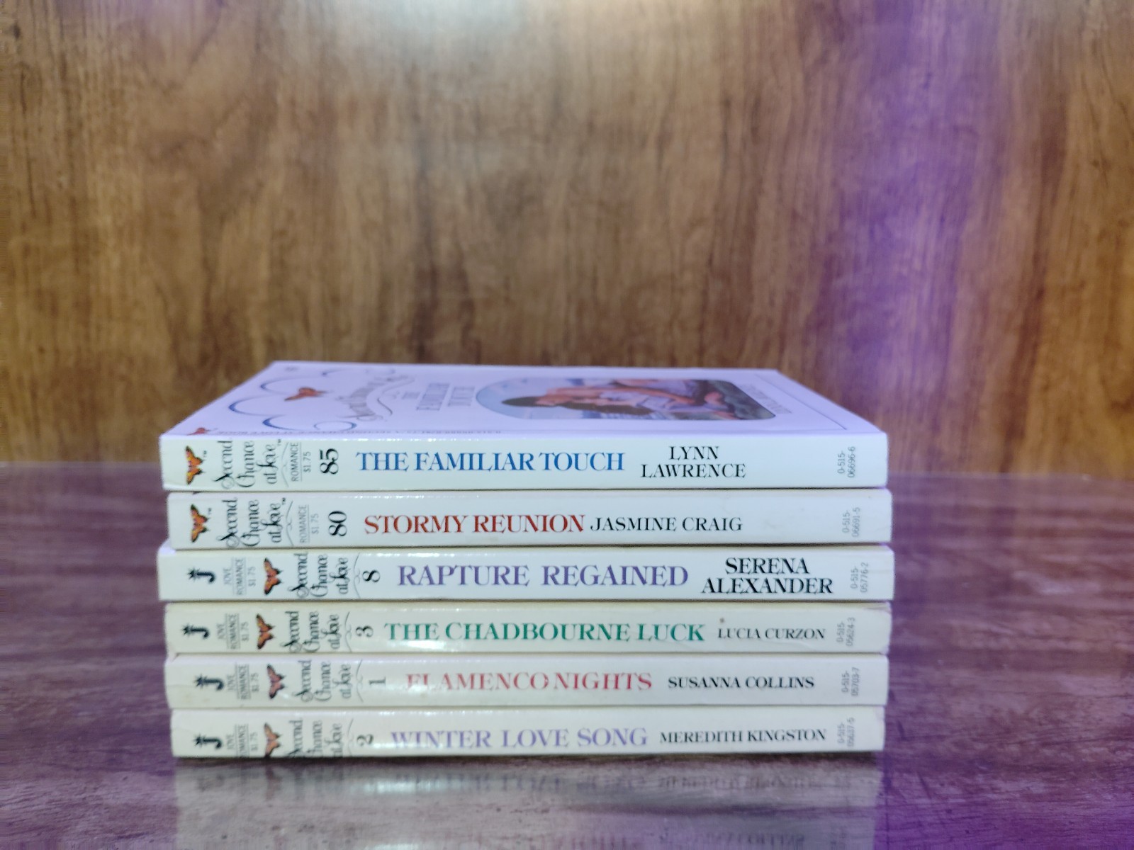 Second Chance at Love Lot 6 Vintage PB #2 #1 #3 #8 #80 #85 Jove Romance Butterfl