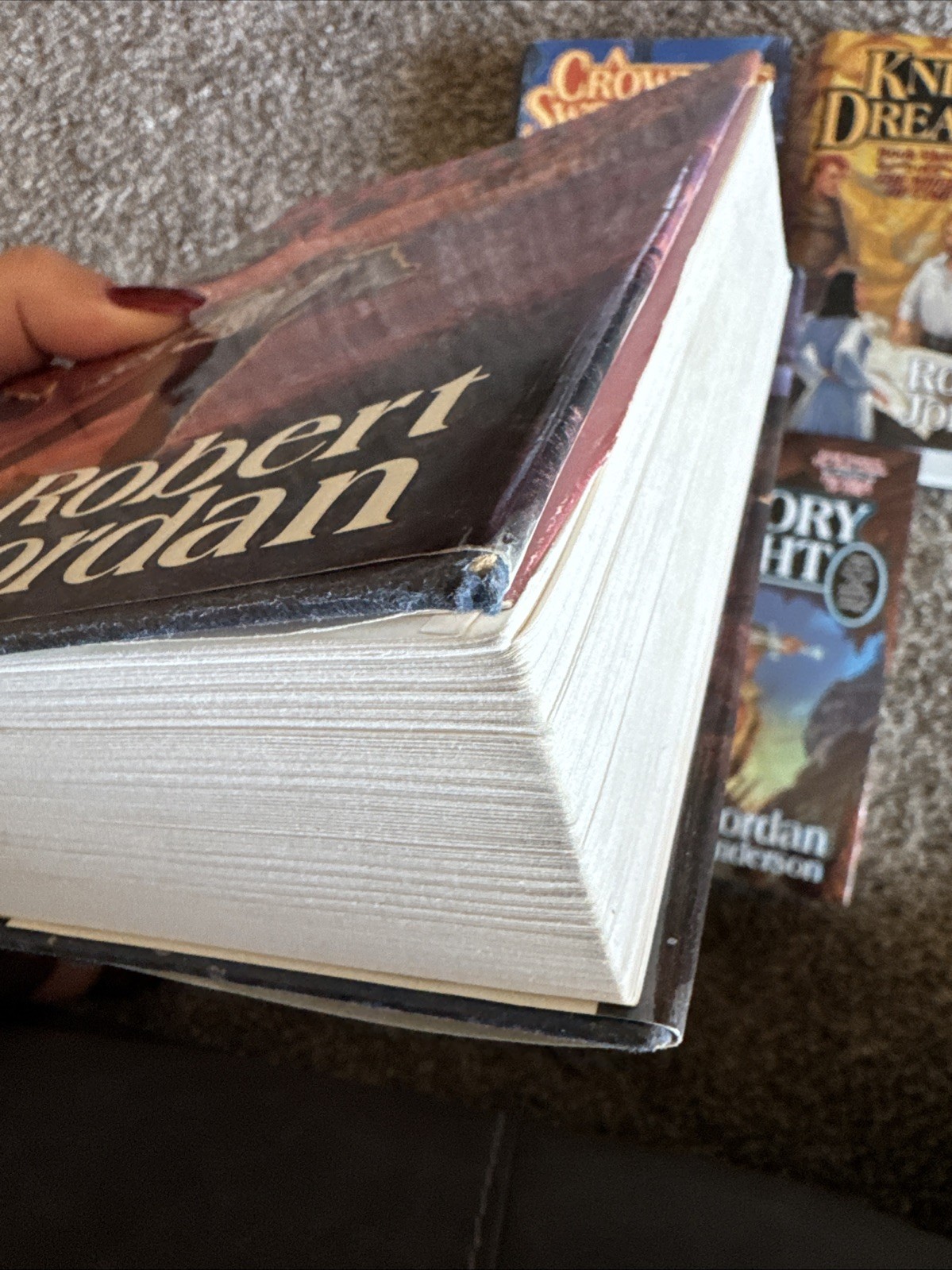 Robert Jordan Wheel of Time Books 6, 7, 8, 11 & 14 Final Print (Lot-5) Hard Back