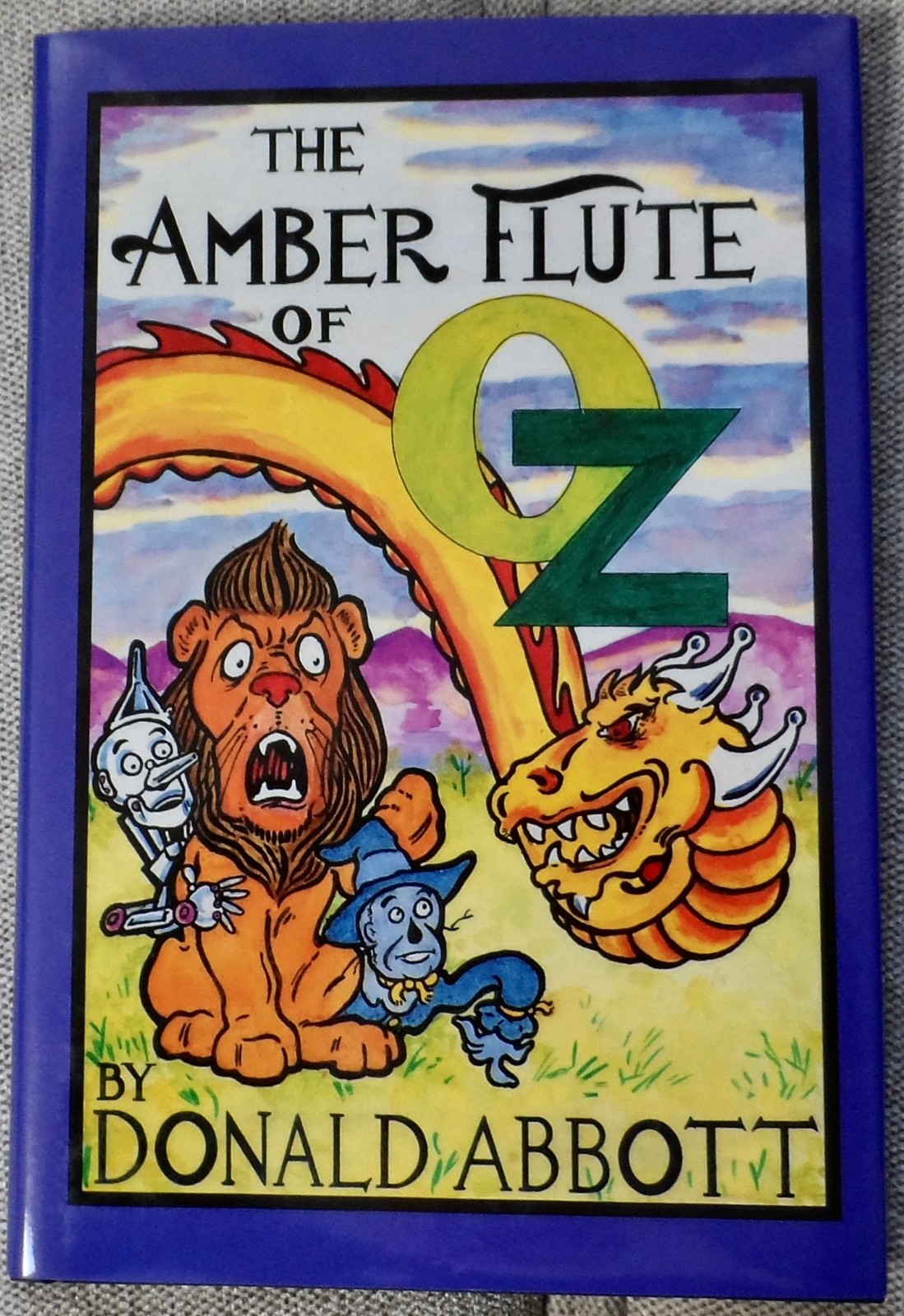 The Amber Flute of Oz by Donald Abbott, Signed Numbered Hardback DJ Wizard of Oz
