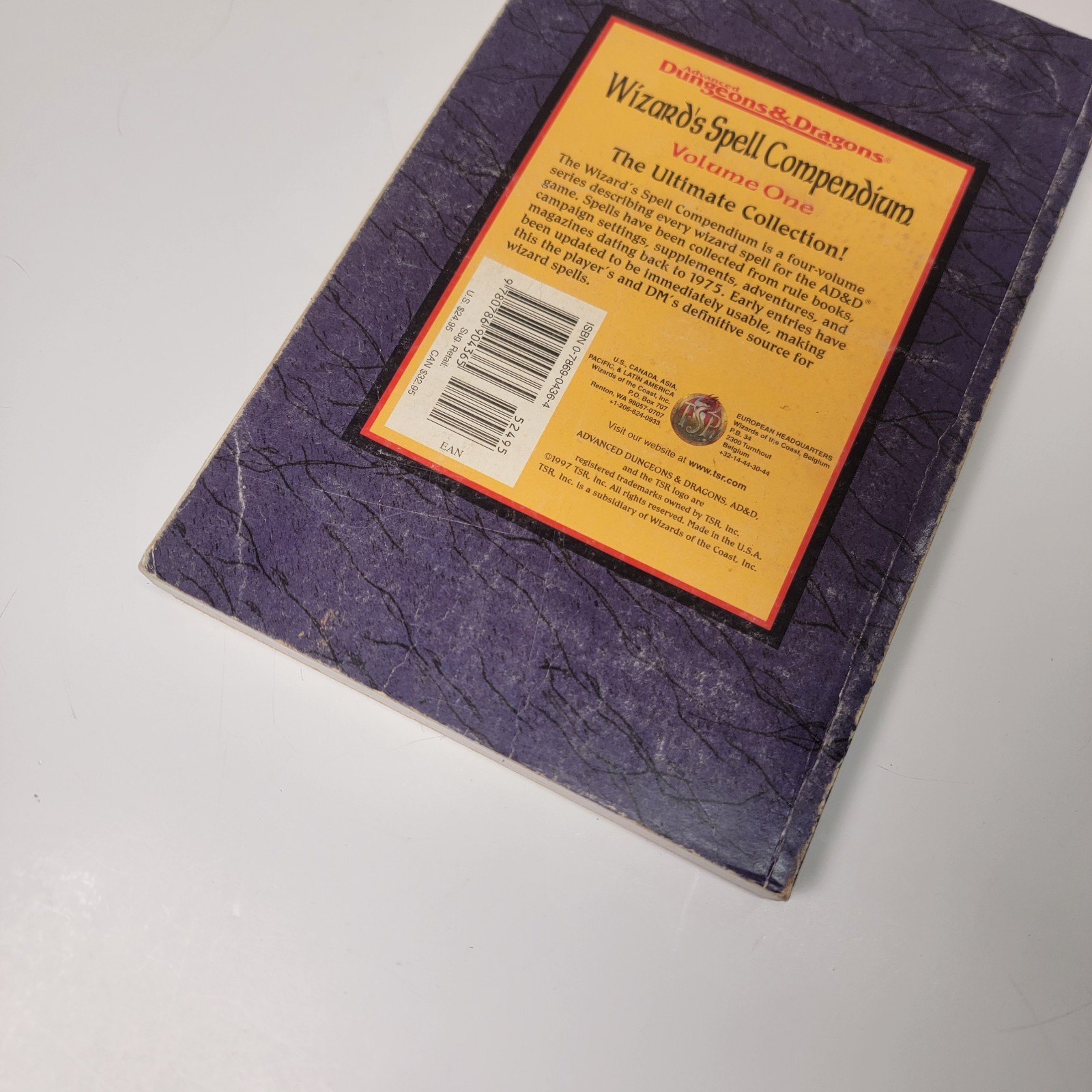 Wizard’s Spell Compendium, Volume One 1 (Advanced Dungeons & Dragons) TSR 2165