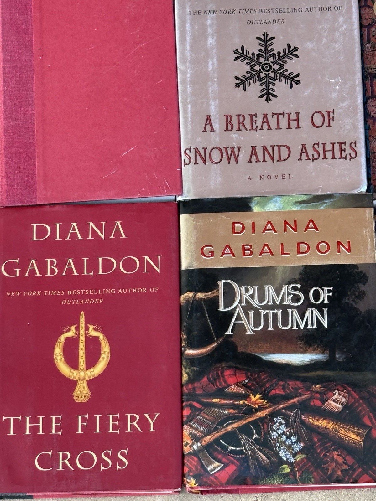 Diana Gabaldon Lot Of 6 Books 5 Hardcover & 1 Paperback – 2 Drums Of Autumn