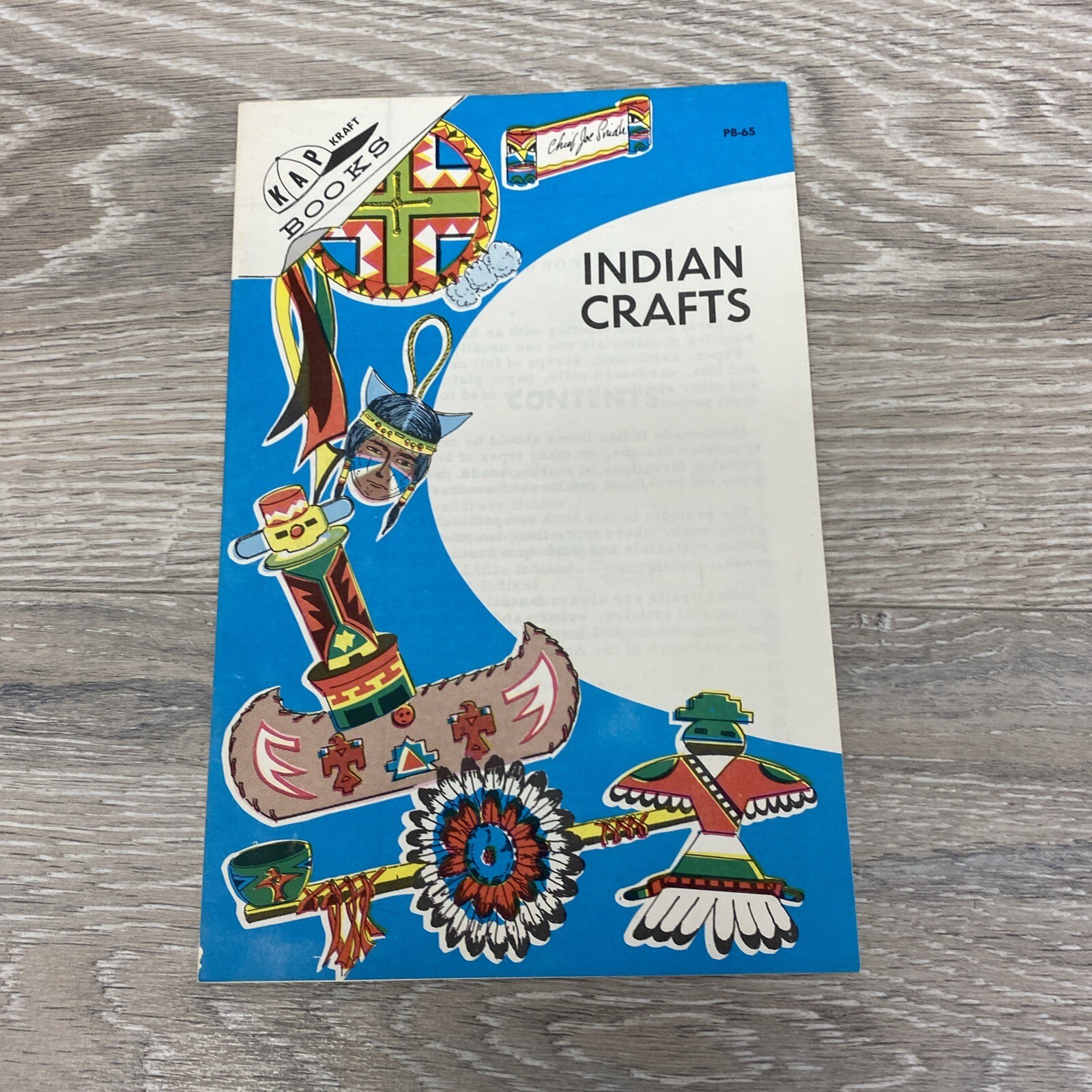 Vintage Kap Kraft Books Christmas Decorations Indian Crafts Coffee Can Lot of 3