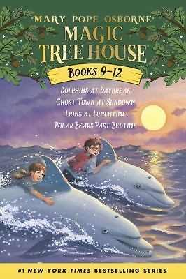Magic Tree House Boxed Set, Books 9-12: Dolphins at Daybreak, Ghost Town at Sund