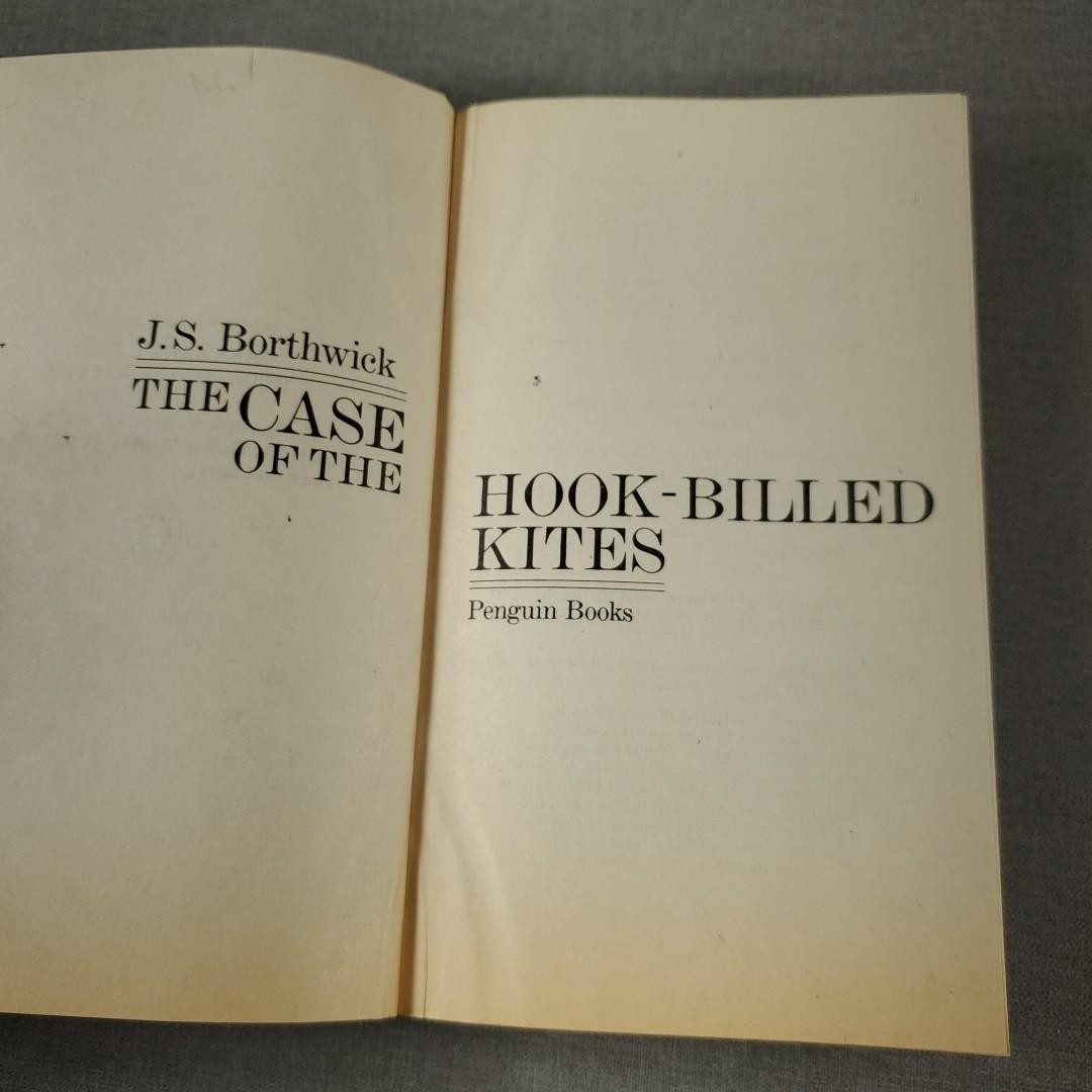 The Case of the Hook-Billed Kites by J S Borthwick 1983 Vintage Paperback Book