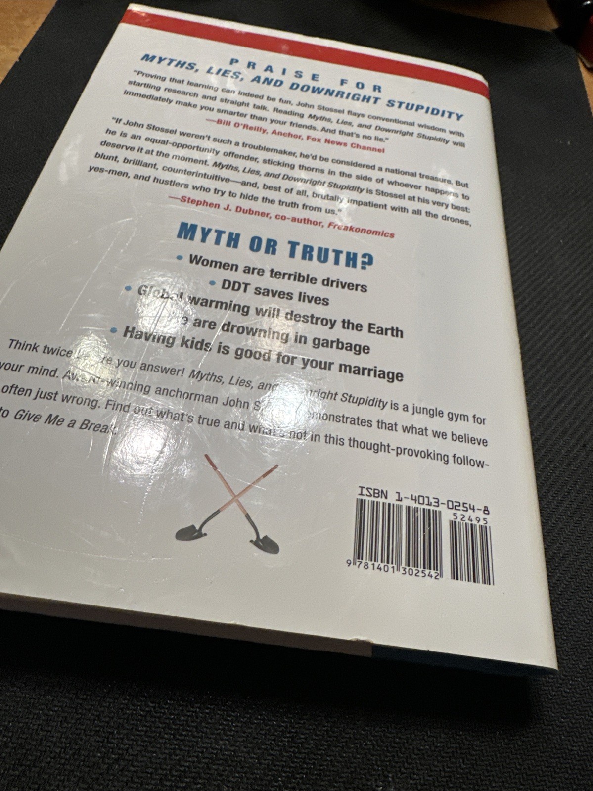 Myths Lies and Downright Stupidity HC 1st ED John Stossel ABC Current Events