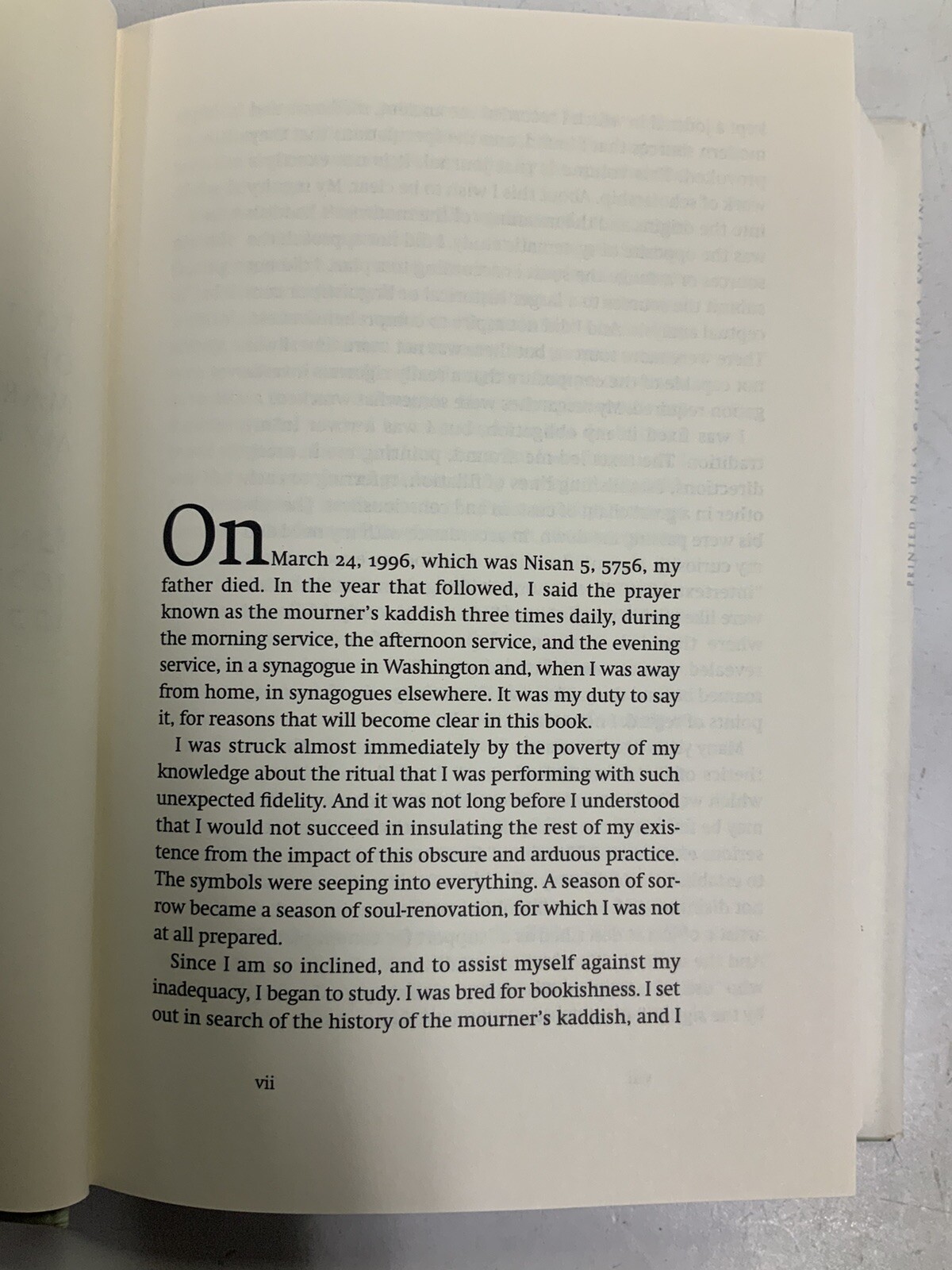 Kaddish 1998 Hardback Dust Jacket Leon Wieseltier PreownedBookCom
