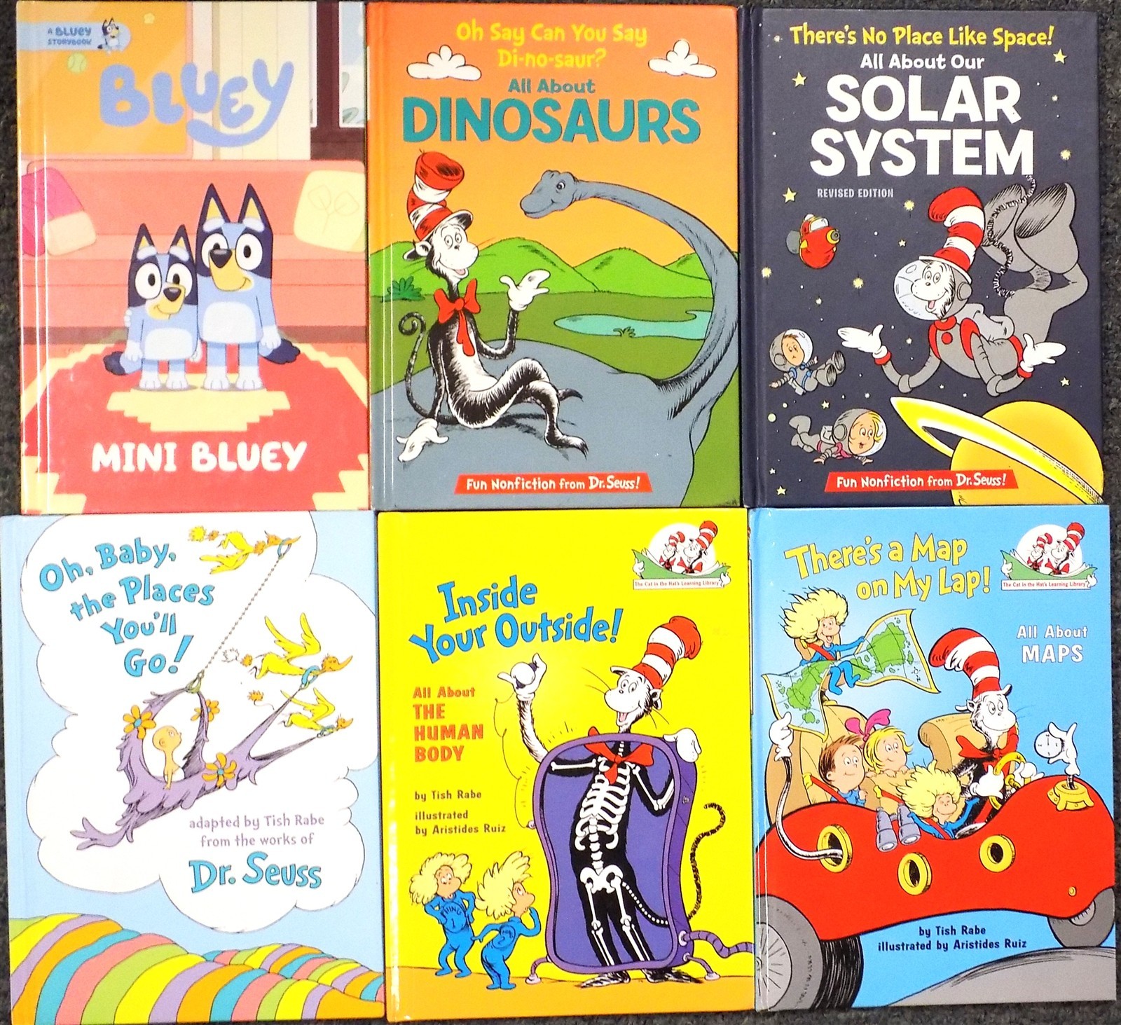 Lot of 6: 9.25″ X 6.75″: Bright and Early + I Can Read Book Hardcover