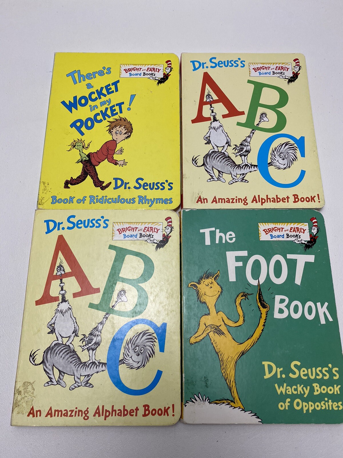 Lot Of 4 Dr. Seuss Bright & Early Board Books For Toddlers Preschoolers Children