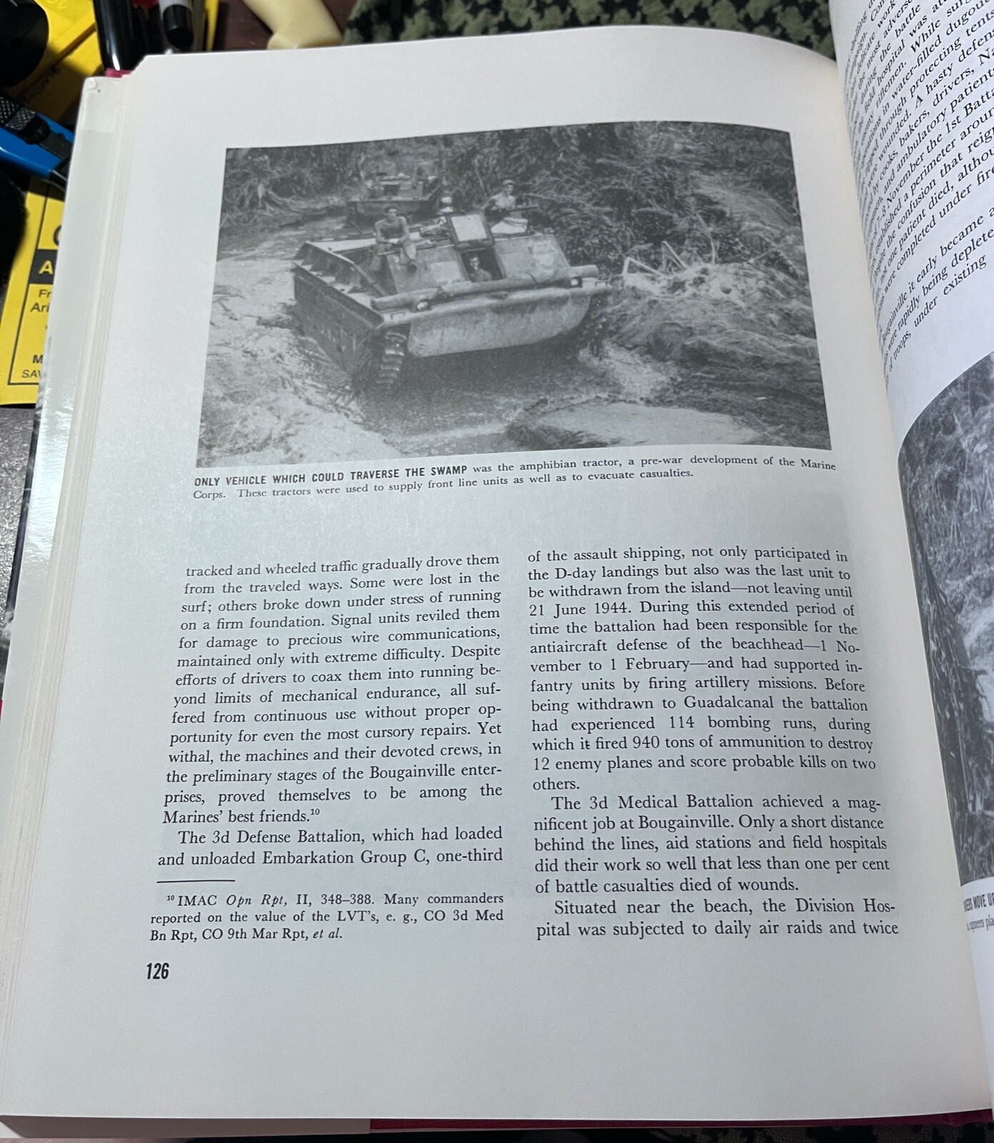 BOUGAINVILLE AND THE NORTHERN SOLOMONS USMC MONOGRAPH BATTERY PRESS REPRINT