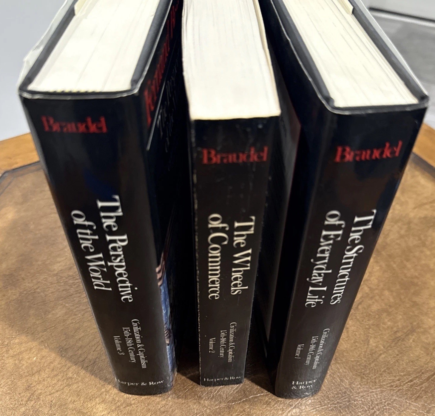 Fernand Braudel- The Structures Of Everyday Life- Vol I – II- III- (2 Hardcover