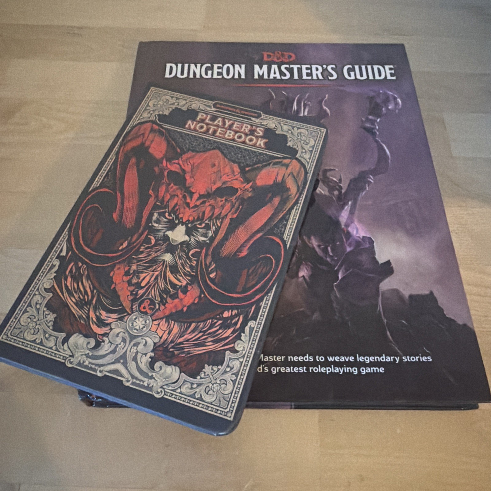 Dungeons & Dragons Dungeon Master’s Guide HC + Player’s Notebook Journal Lot