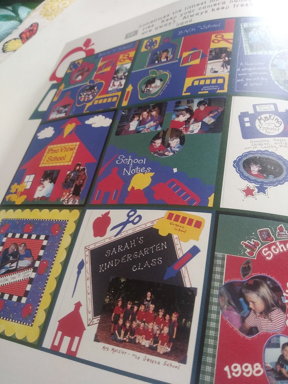 The Idea Book for Scrapbooking : Featuring Rubber Stamping, 158 pages, 1999
