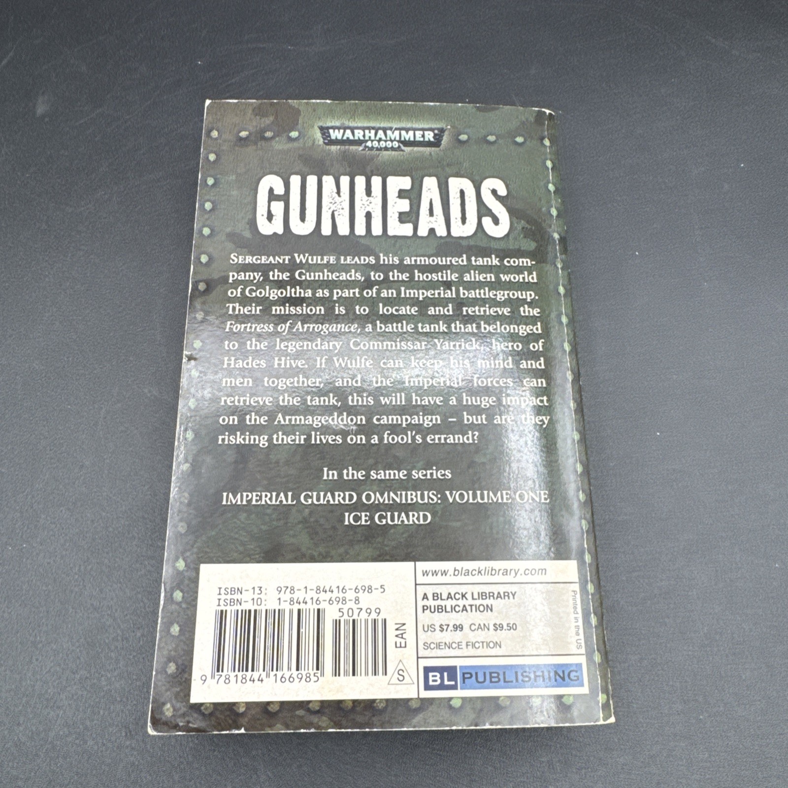 Gunheads An Imperial Guard Novel Warhammer 40,000 40k Steve Parker