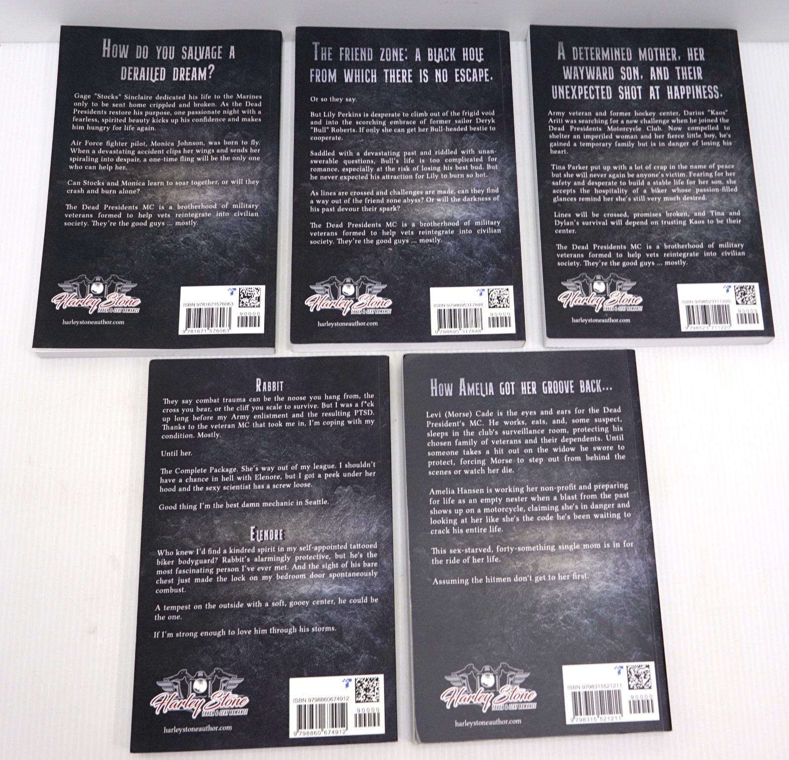 Harley Stone Dead Presidents MC Lot of 10 Trade Paperback 1 2 3 4 5 7 9 10 11 12