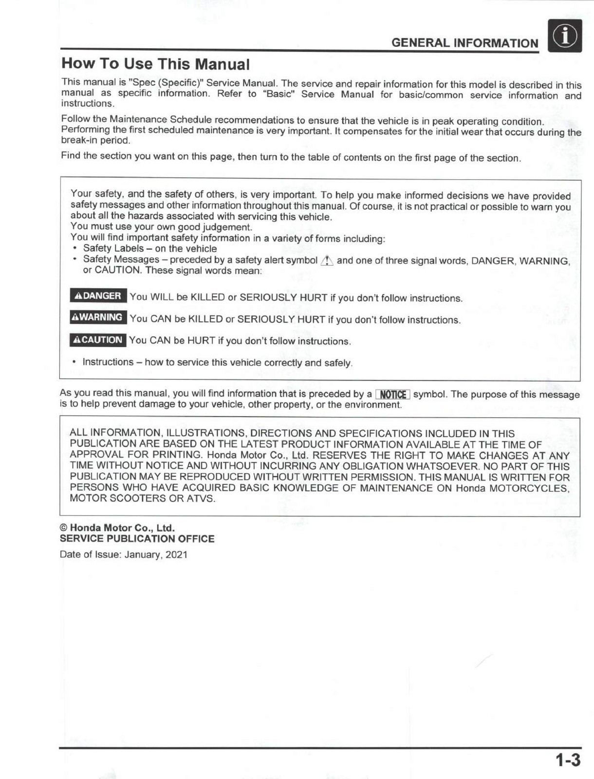 HONDA CRF300L CRF300LA CRF300LR CRF300LRA Service Manual 2021 – WIRE BINDER