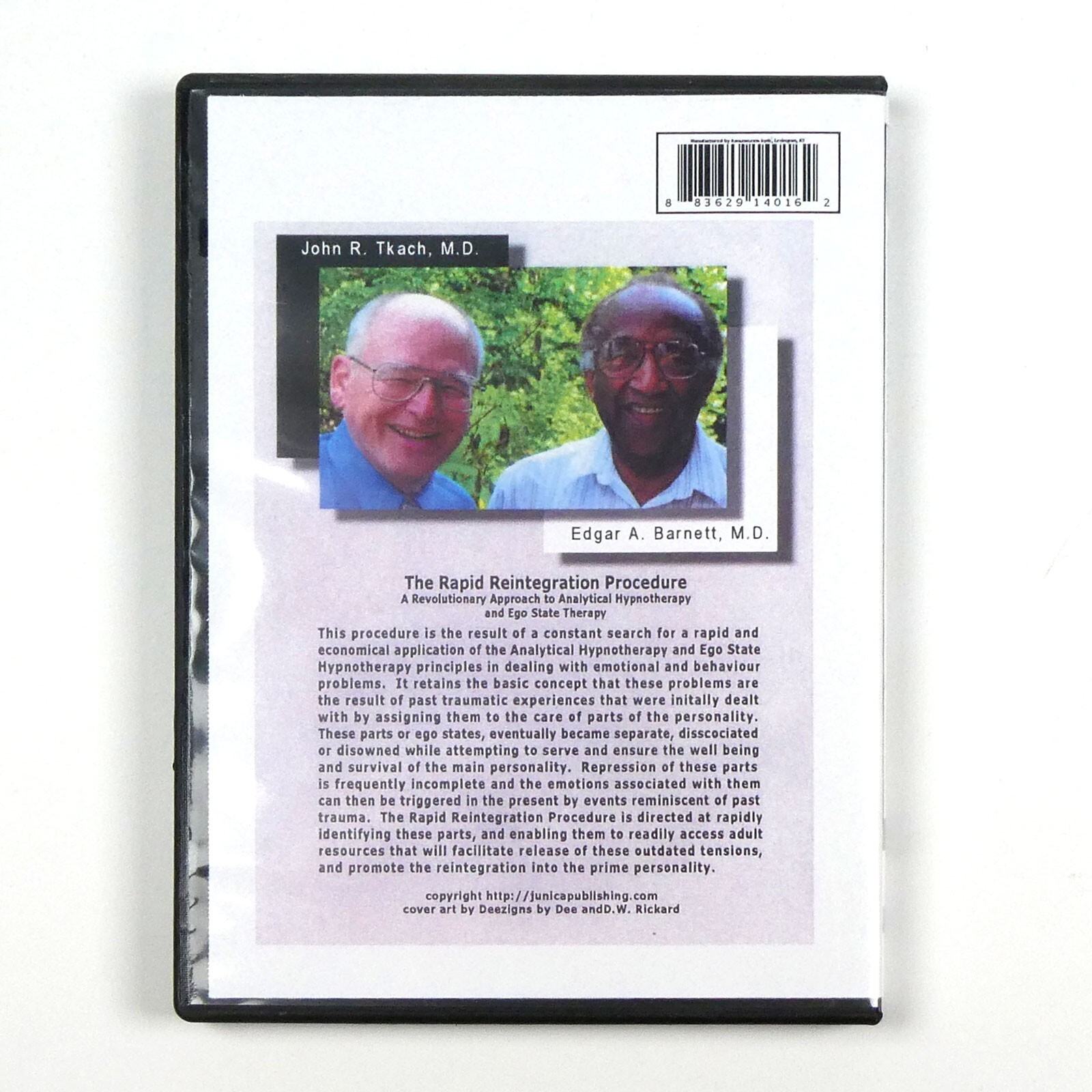 RAPID REINTEGRATION PROCEDURE DVD HYPNOSIS Ego State Theory Therapy case study