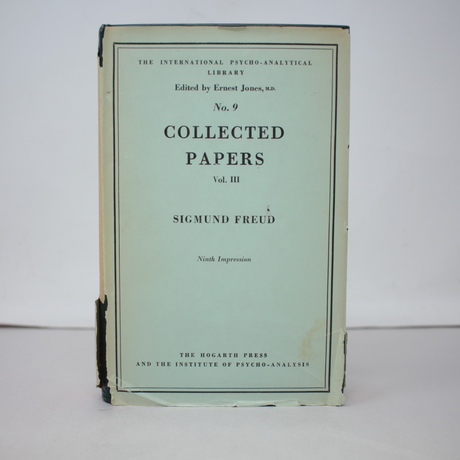 Collected Papers Sigmund Freud Hogarth Press London Vol. 2, 3, 4, 5 1953