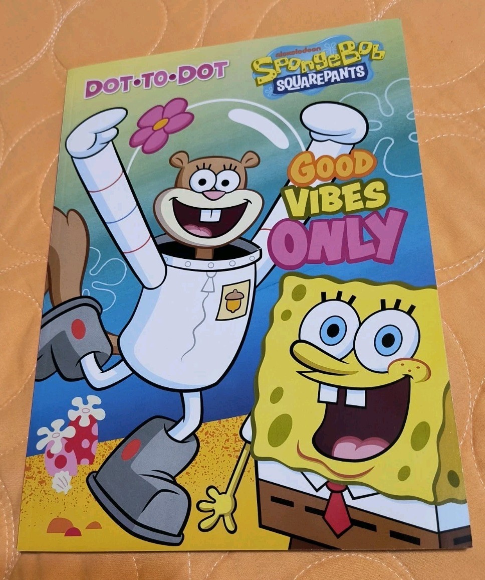 SpongeBob SquarePants Dot-to-Dot Coloring & Activity Book Tear/Share Pages 🆕