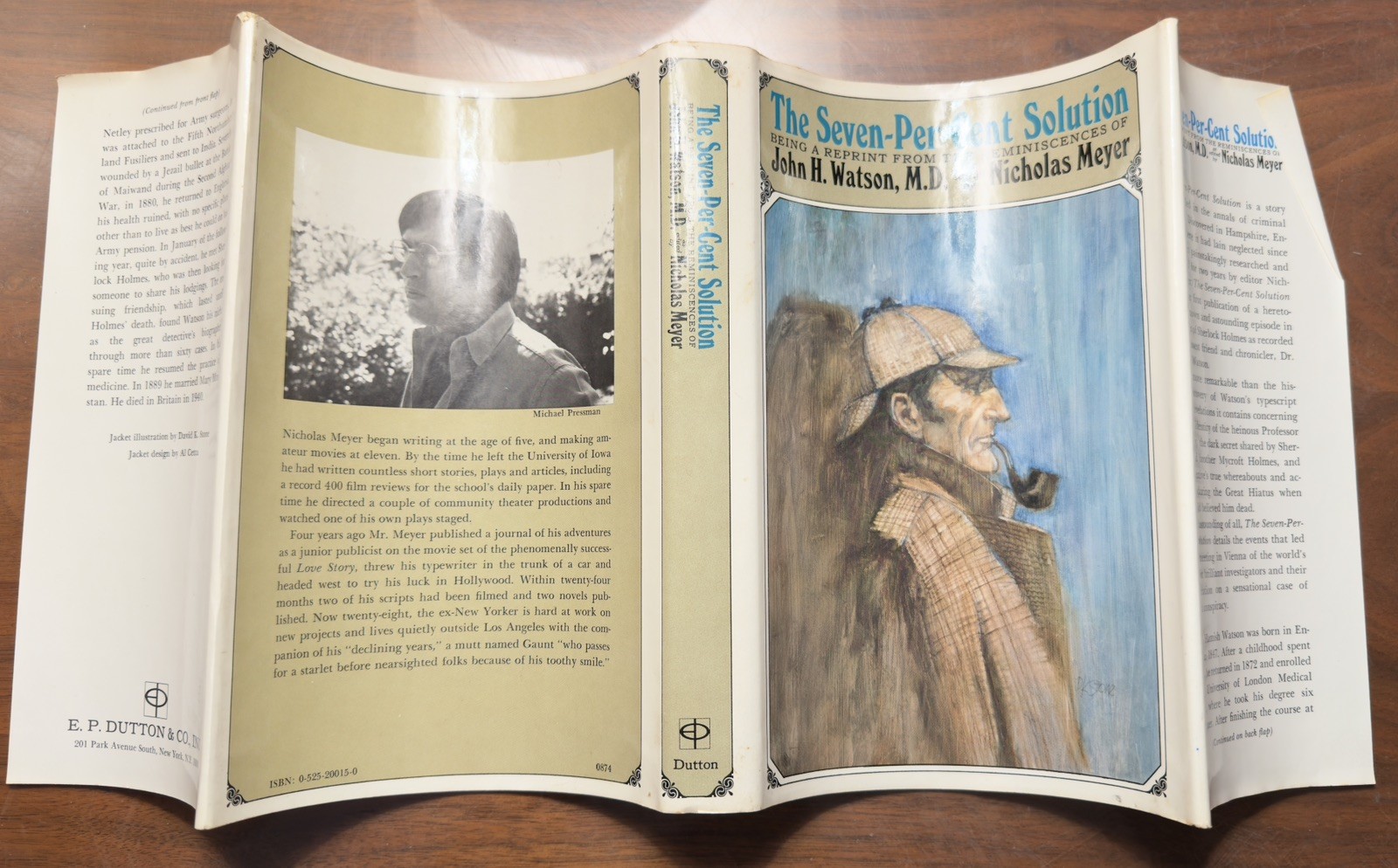 The Seven-Per-Cent Solution Nicholas Meyer, 1st Ed, HC DJ (1974) Sherlock Holmes