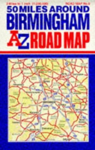Fifty Miles Around Birmingham (A-Z 3 Miles to 1 Inch) – Map – ACCEPTABLE