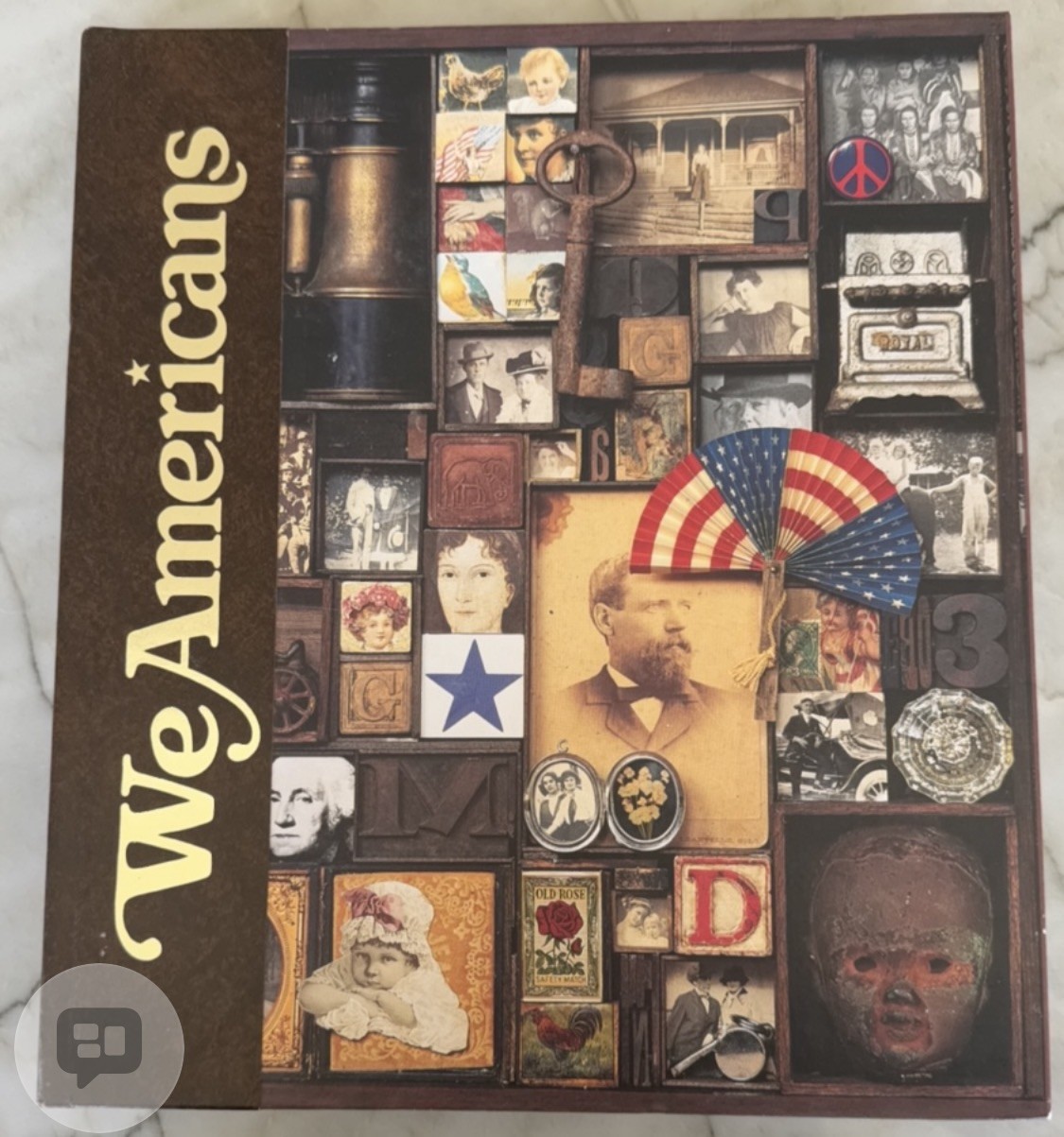Vintage 1975 “WE AMERICANS” (Hardcover) NATIONAL GEOGRAPHIC “Big Book”