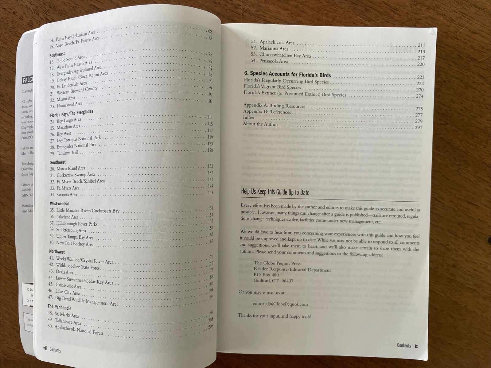 Birding Florida: More Than 200 Prime Birding Sites in 54 Locations PB 2007