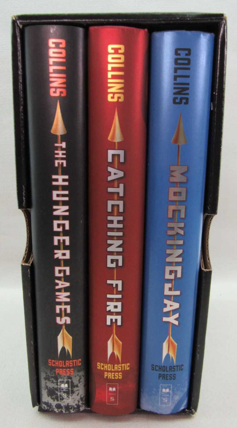The Hunger Games Trilogy Boxed Set 1st Editions Suzanne Collins HC DJ Fantasy