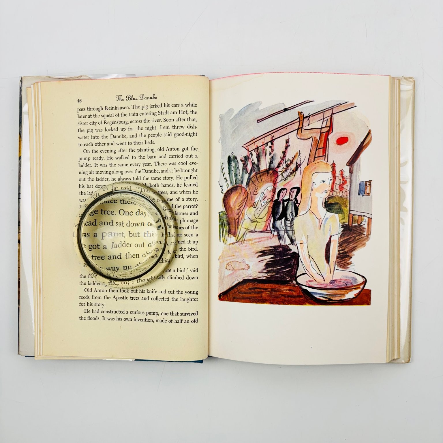 The Blue Danube Ludwig Bemelmans 1945 Second Printing Illustrated Viking Press