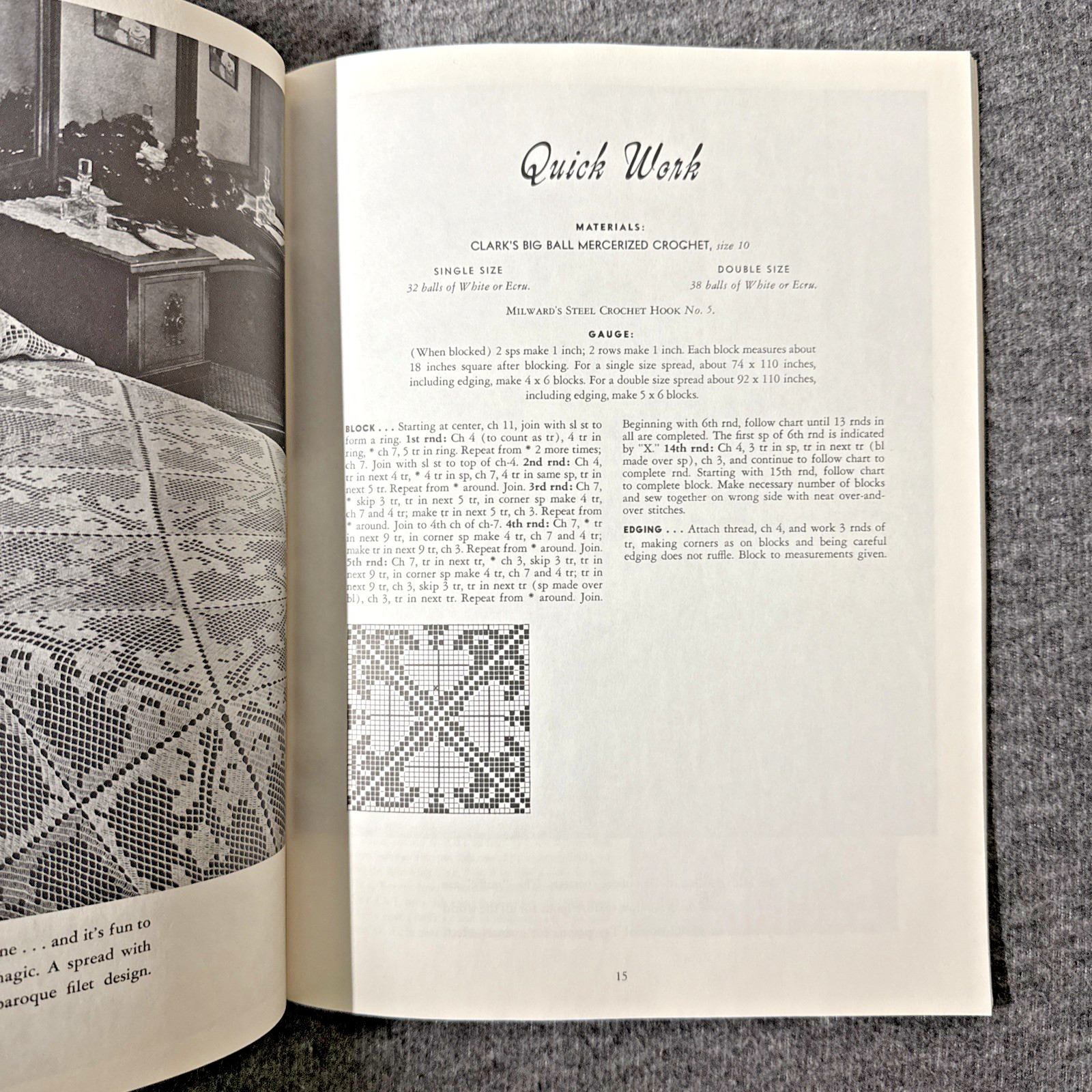 Dover Needlework Series: Crocheting Bedspreads & Patchwork Quilts by Rita Weiss