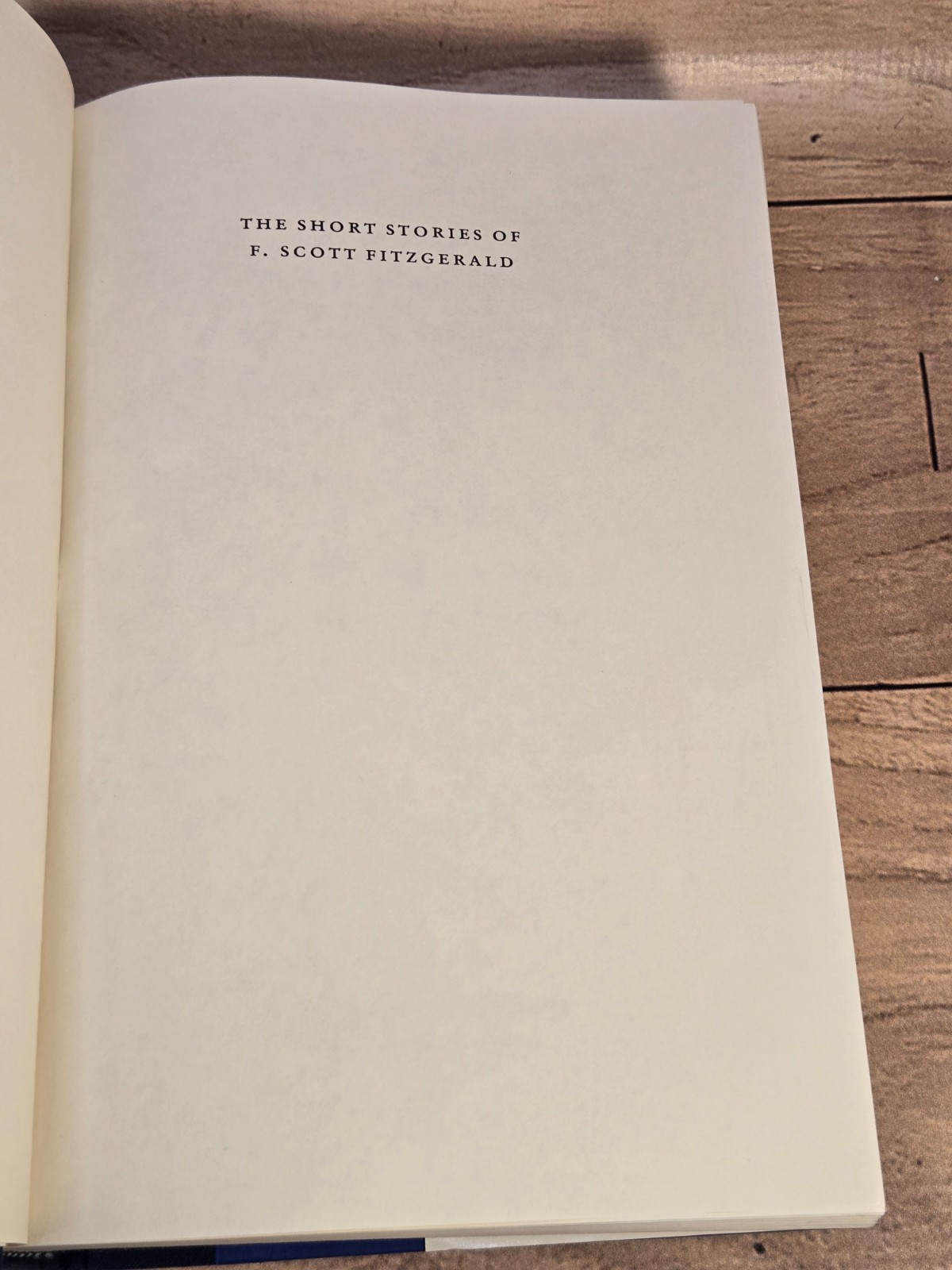 The Short Stories Of F. Scott Fitzgerald: A New Collection Hardcover DJ NICE