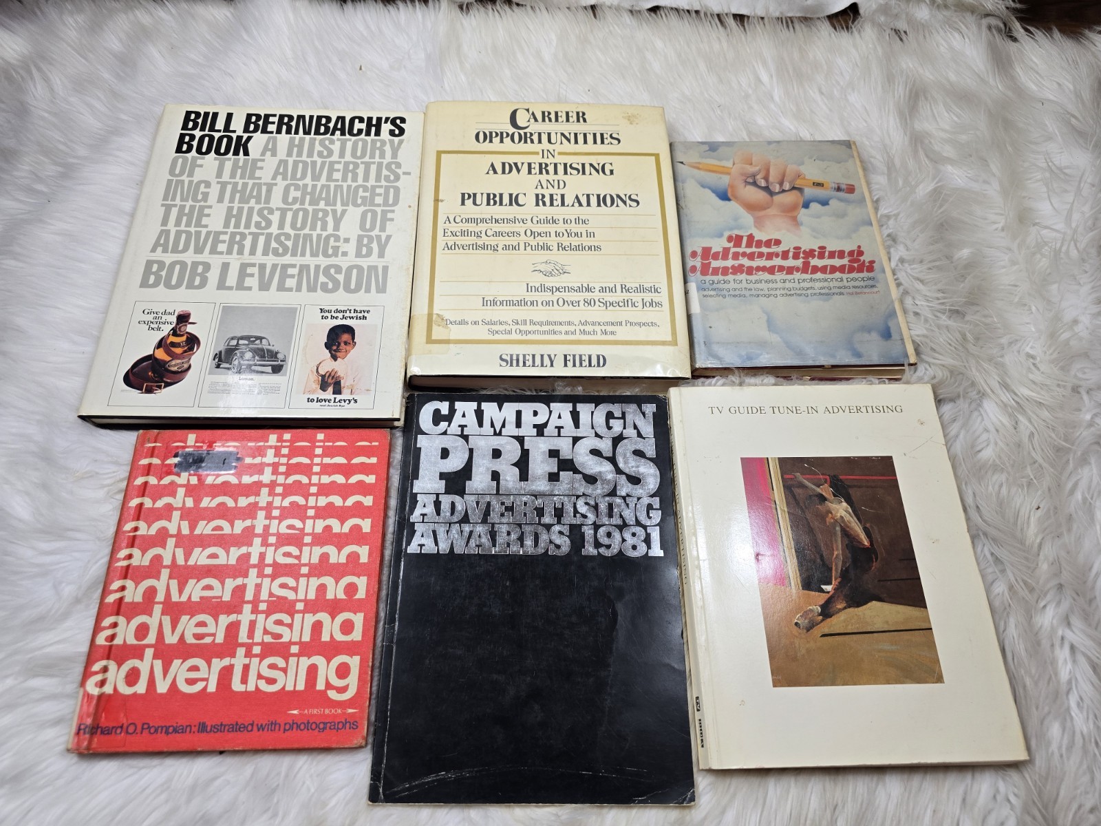 6 Rare Vintage Art Design Advertising Graphic Print Coffee Table Books Photo B14