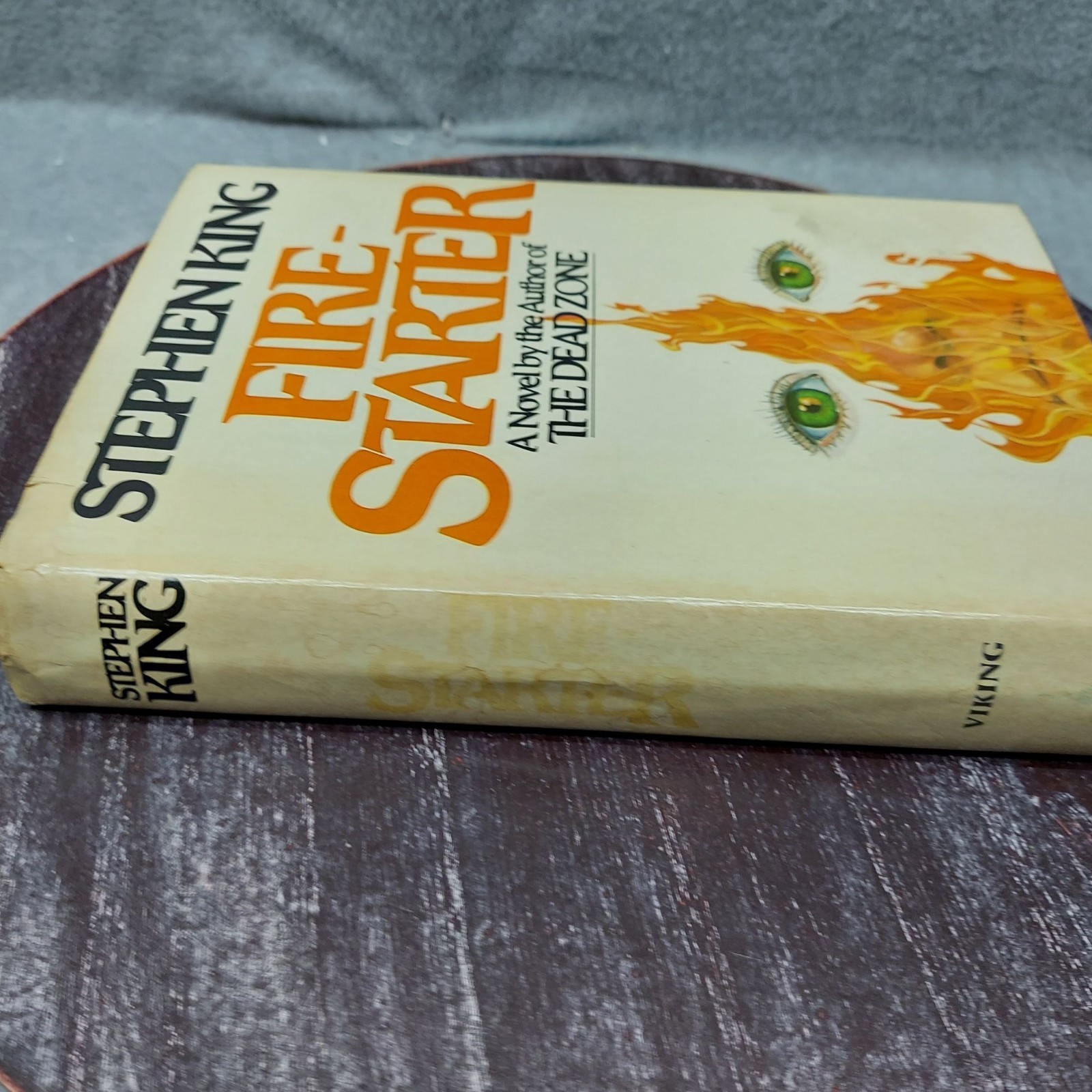 Stephen King “Firestarter” Hardcover Novel First Edition 1980 Viking Press Dust