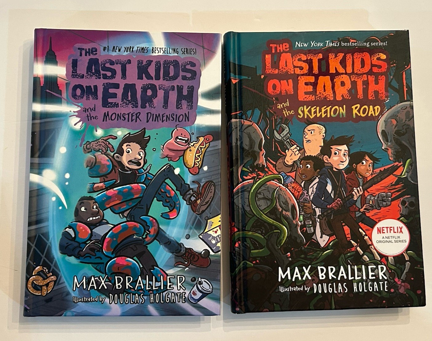 THE LAST KIDS ON EARTH Hardcover Chapter Books by Max Brallier Netflix Lot Of 6